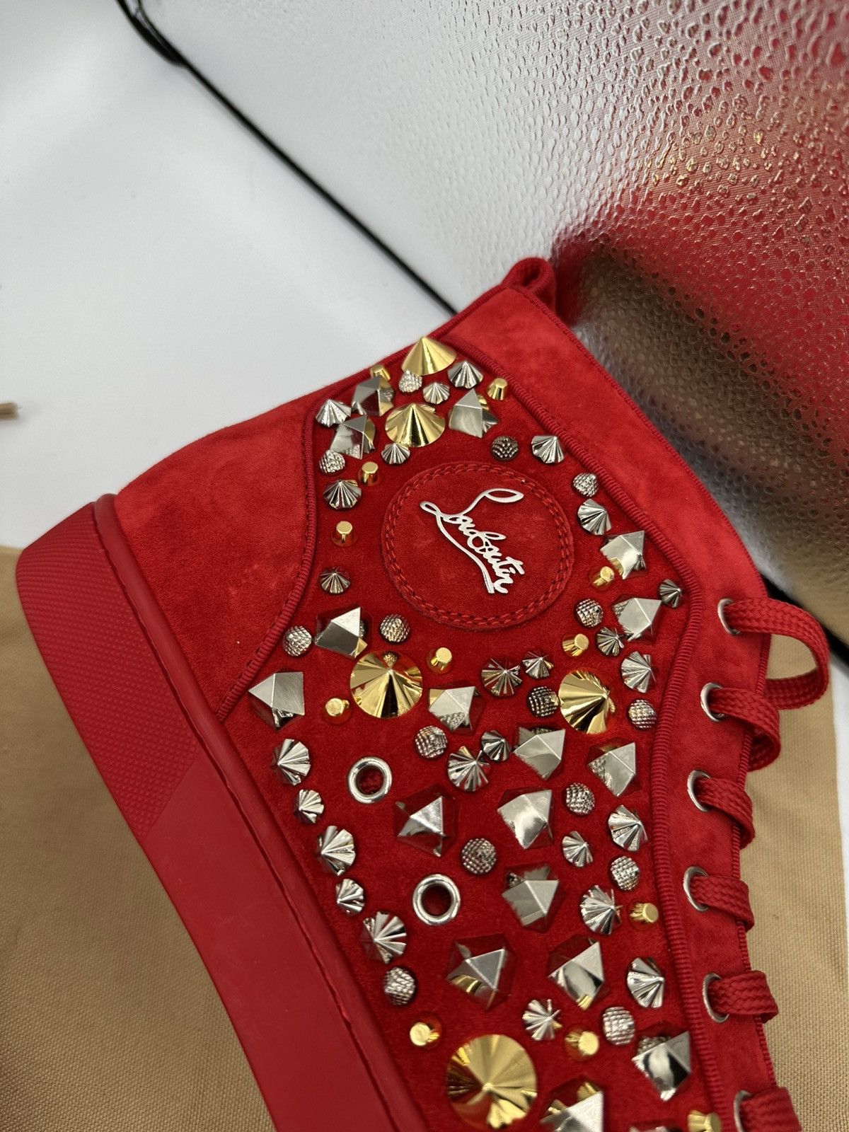 Christian Louboutin Christian Louboutin Red Spikes Size US 12.5 / EU 45-46 - 9 Thumbnail