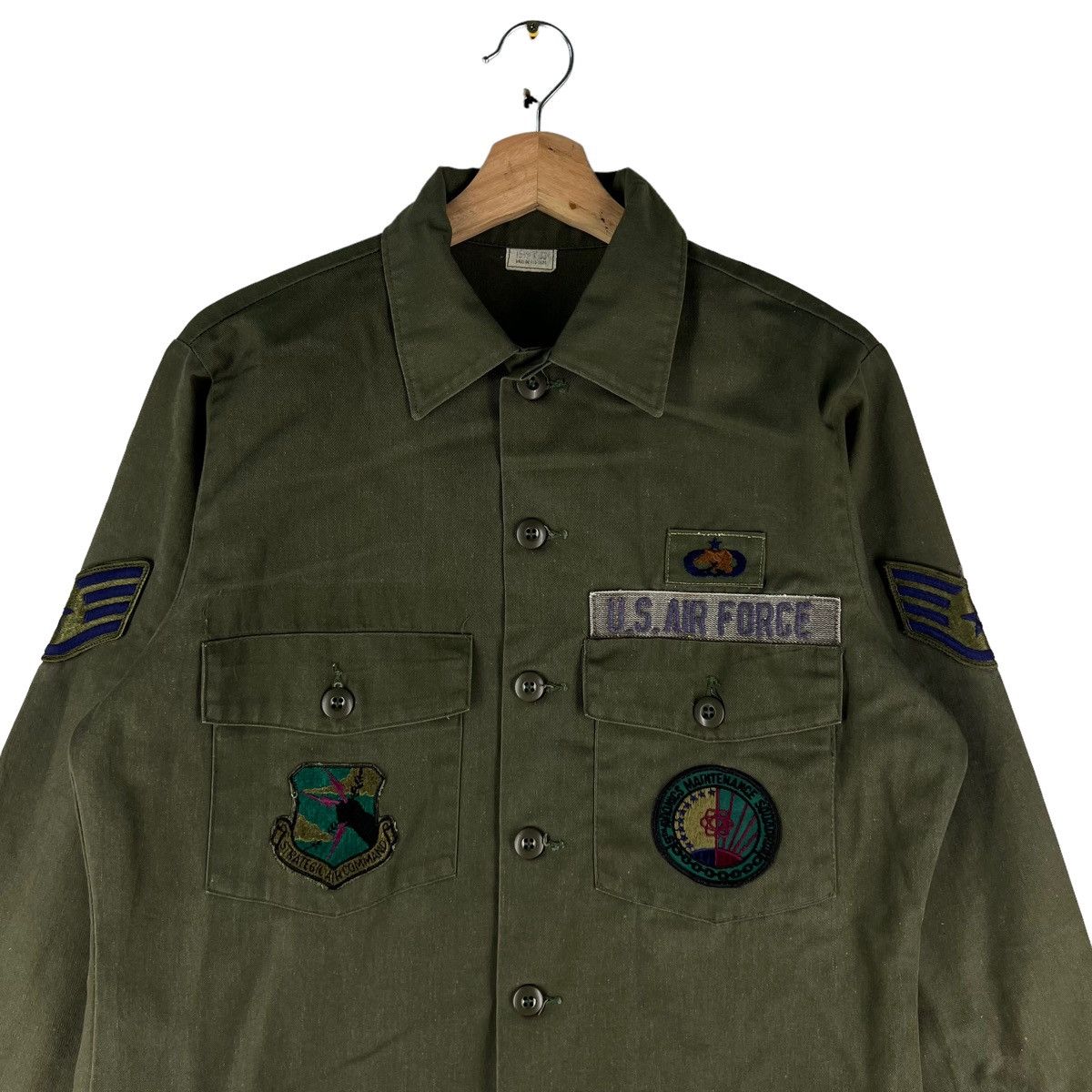 Buzz Rickson's 🔥VINTAGE 40’s U.S. AIR FORCE OG-07 SHIRT JACKET MILITARY Size US M / EU 48-50 / 2 - 2 Thumbnail