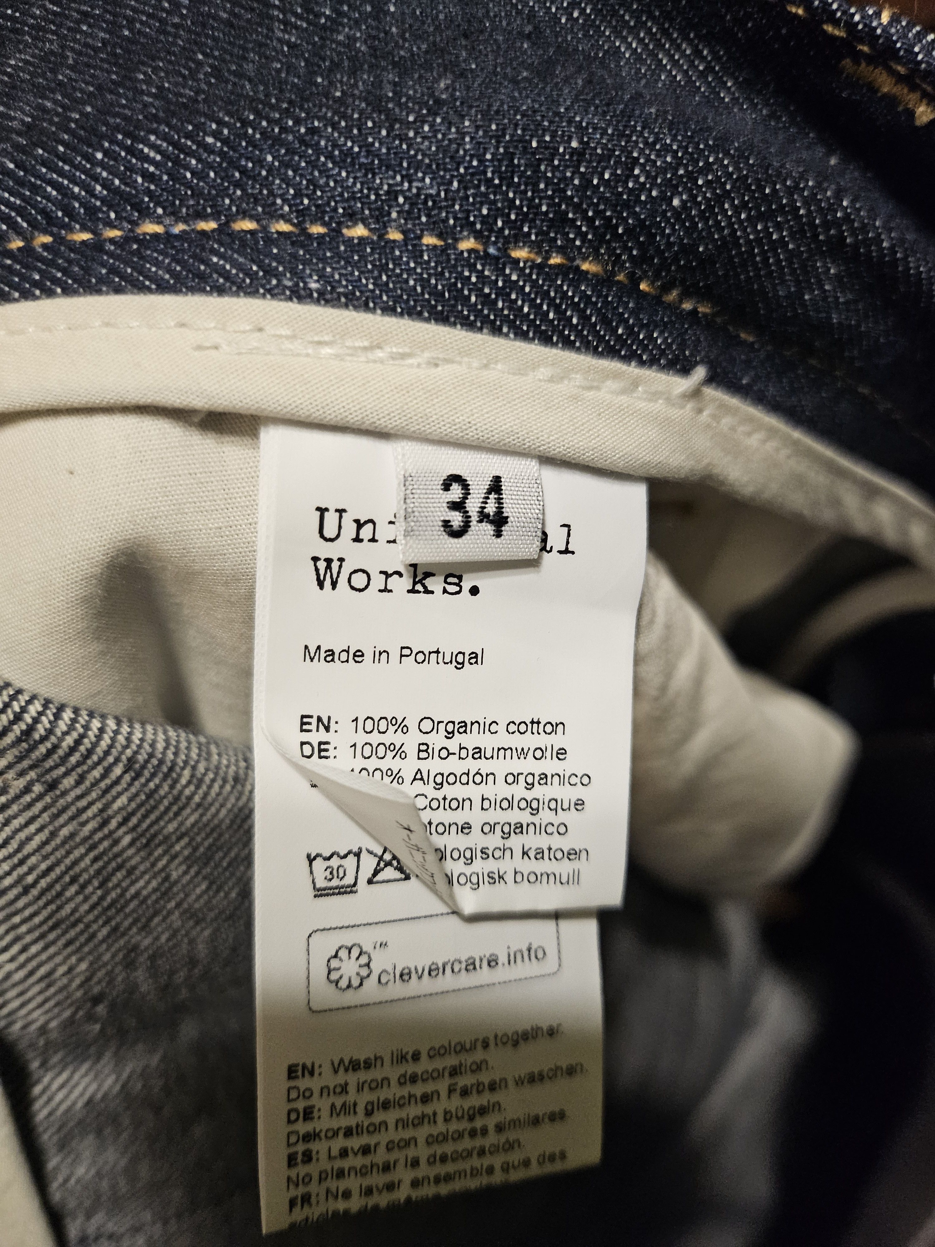 Universal Works Indigo 13oz Selvedge Denim Duke Pant Size US 34 / EU 50 - 3 Thumbnail
