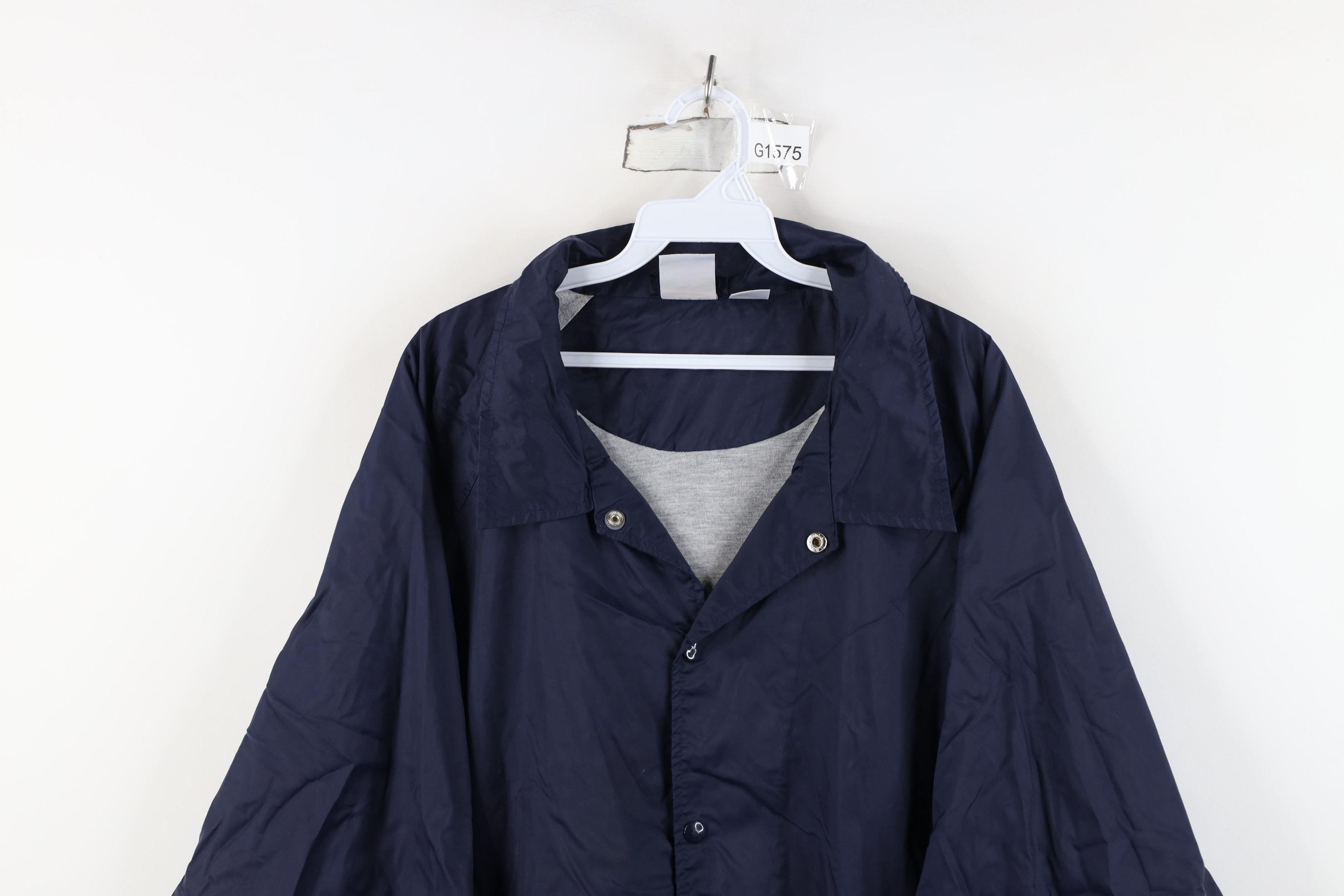 Vintage Vintage 90s Streetwear Coach Coaches Windbreaker Jacket Blue Size US L / EU 52-54 / 3 - 2 Thumbnail