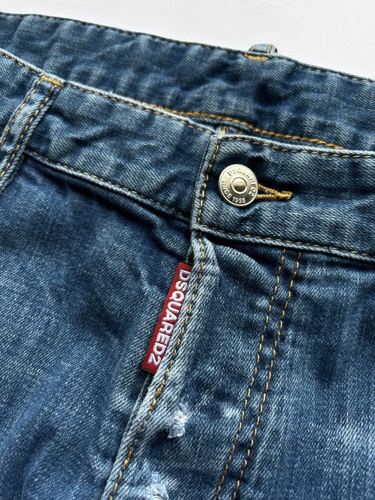 Designer × Dsquared2 DSQUARED2 “SKATER BOY JEAN” EMBROIDERED BIG LOGO PANTS JEANS Size US 33 - 6 Thumbnail