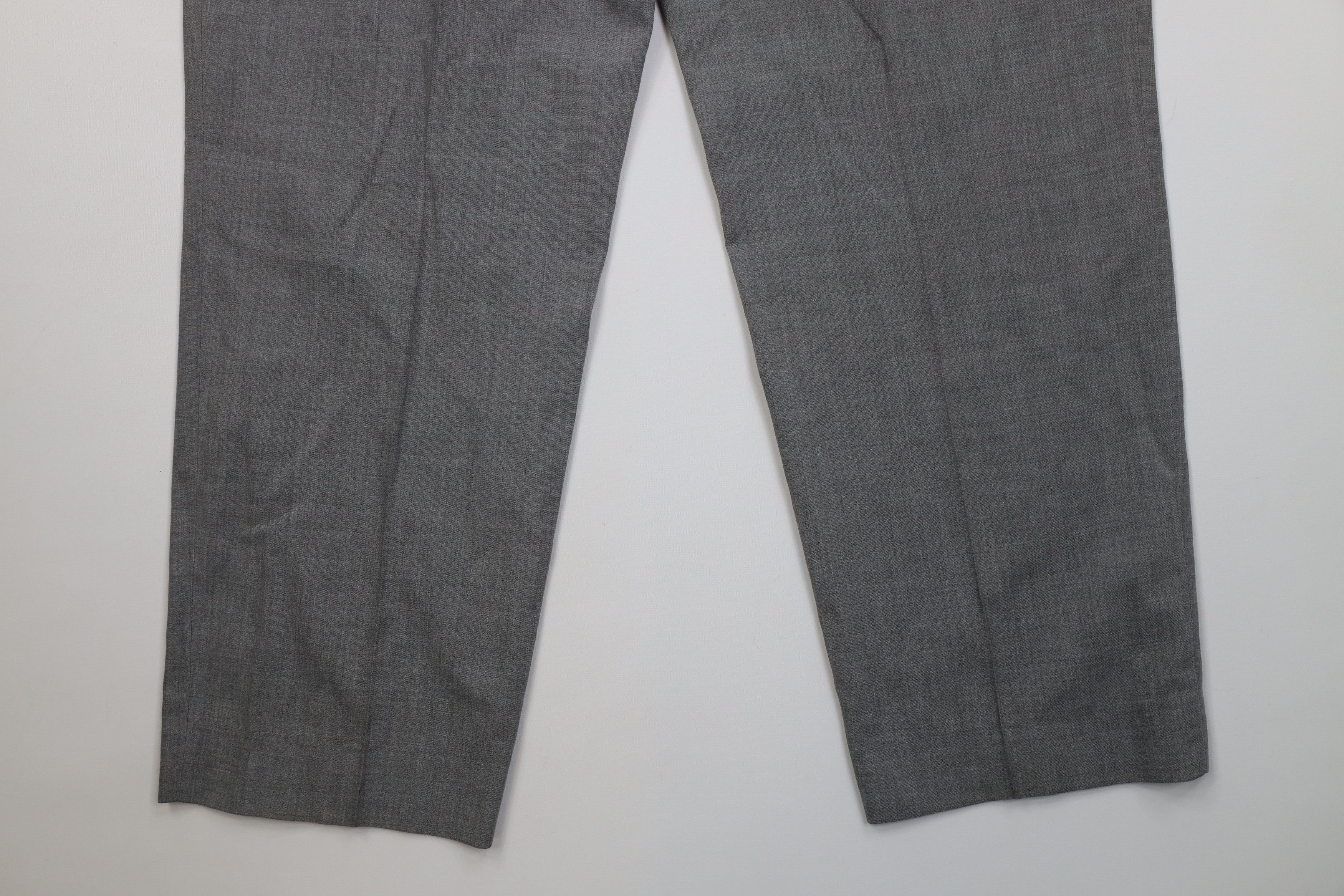 Vintage Vintage 70s Streetwear Blend Chambray Chino Pants Gray Size US 34 / EU 50 - 14 Thumbnail