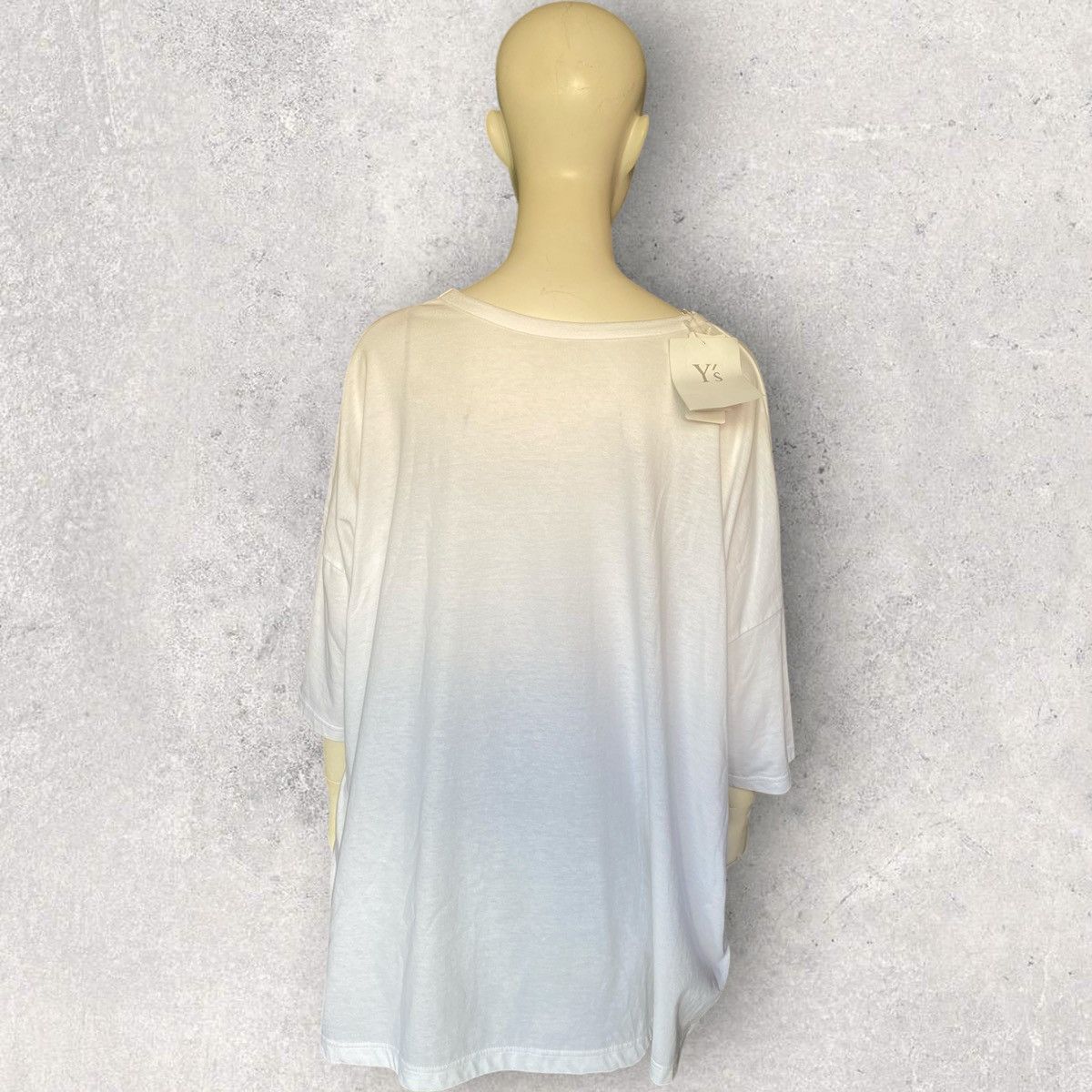 Yohji Yamamoto Y’s Cyber Logo Oversize Blouse Size M / US 6-8 / IT 42-44 - 3 Thumbnail