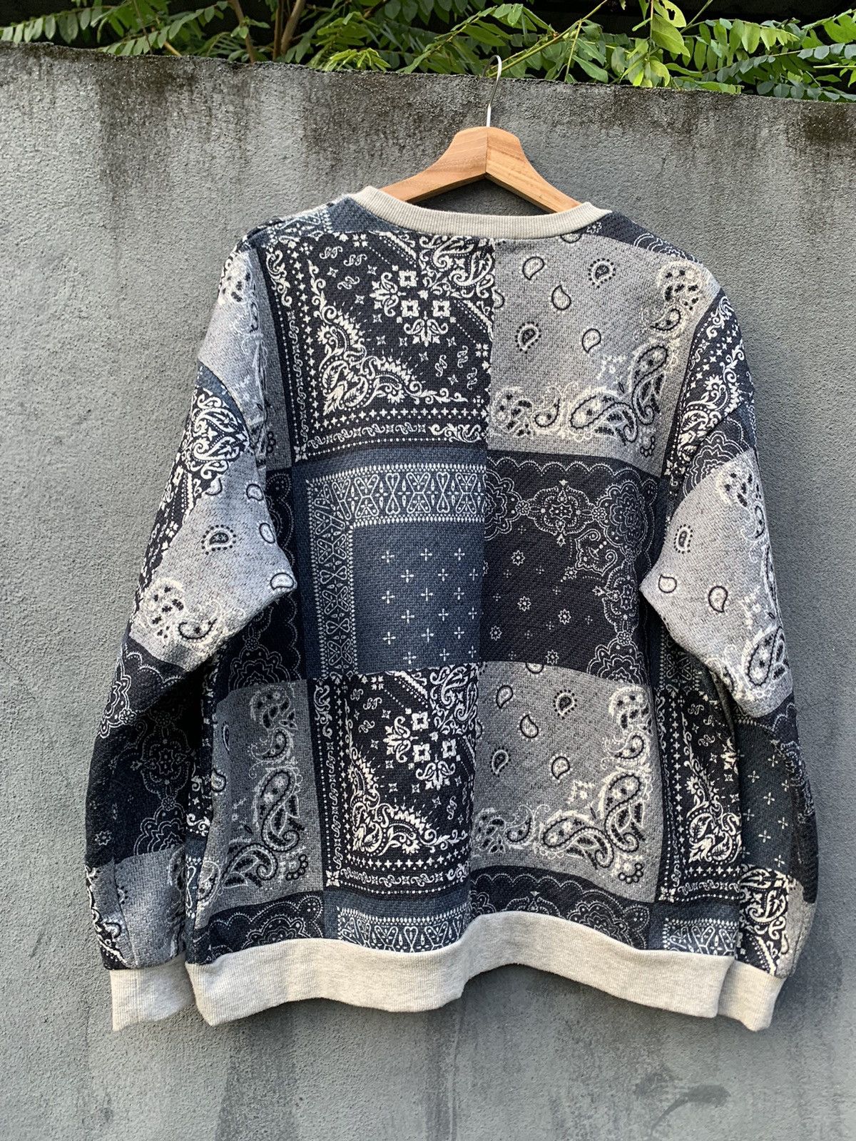Japanese Brand 👹MELAN CLEUGE BANDANA SWEATER Size US L / EU 52-54 / 3 - 9 Thumbnail