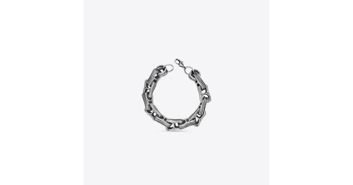 Balenciaga o1srvl11e0425 Size: S / Punk Bracelet in Silver Size ONE SIZE - 1 Preview