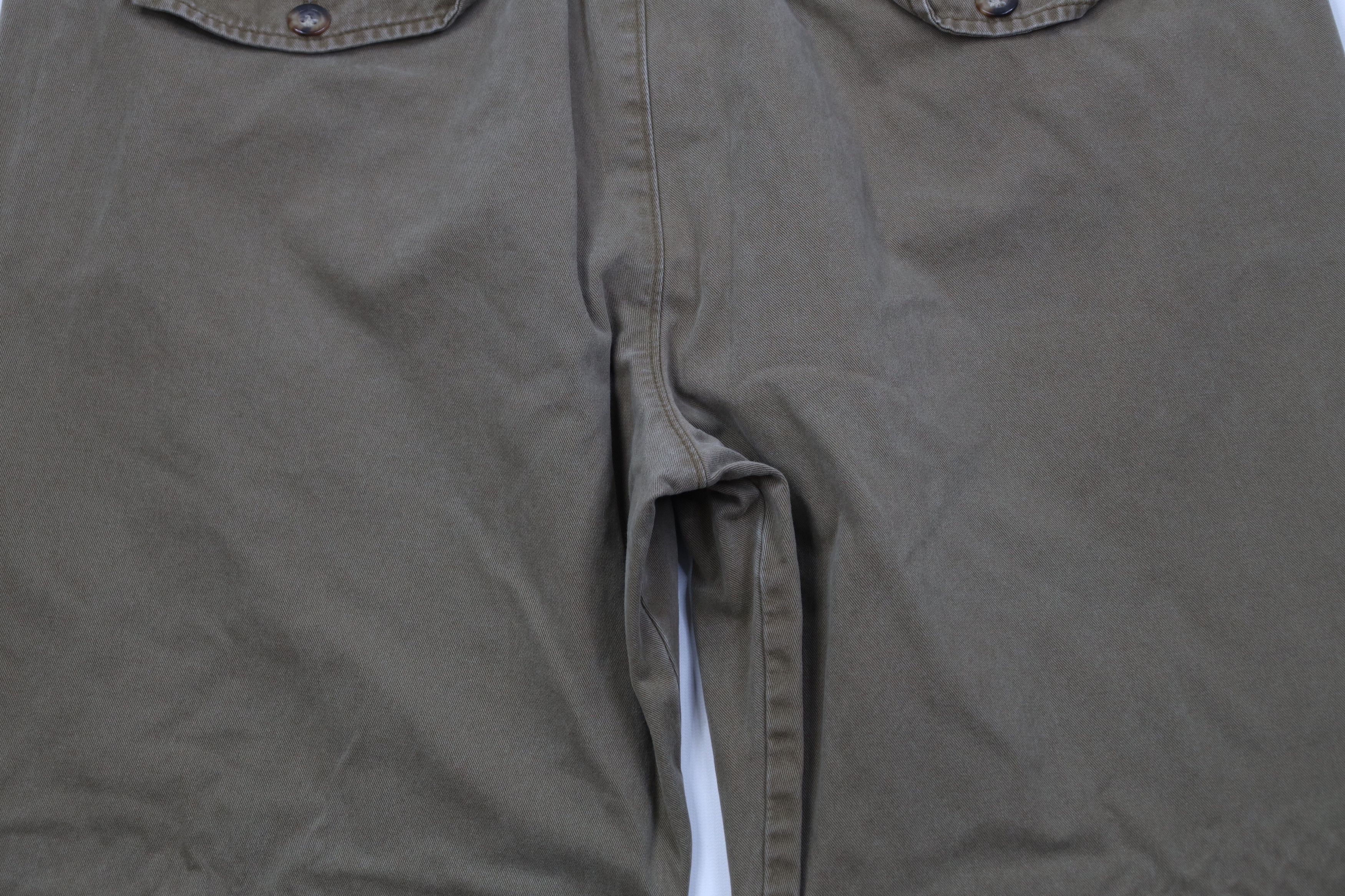 Cabelas Vintage Cabelas Relaxed Fit Wide Leg Pants Breen Cotton Size US 40 / EU 56 - 11 Thumbnail