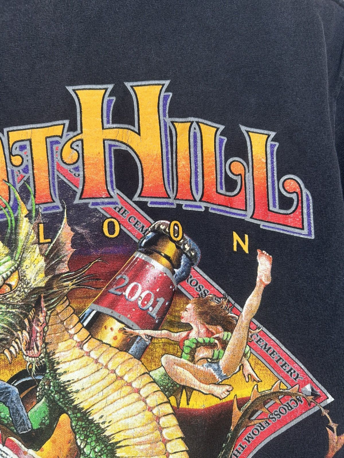 Vintage Vintage Boot Hill Saloon Bike Week 2001 Faded Pocket T Shirt Size US M / EU 48-50 / 2 - 8 Thumbnail