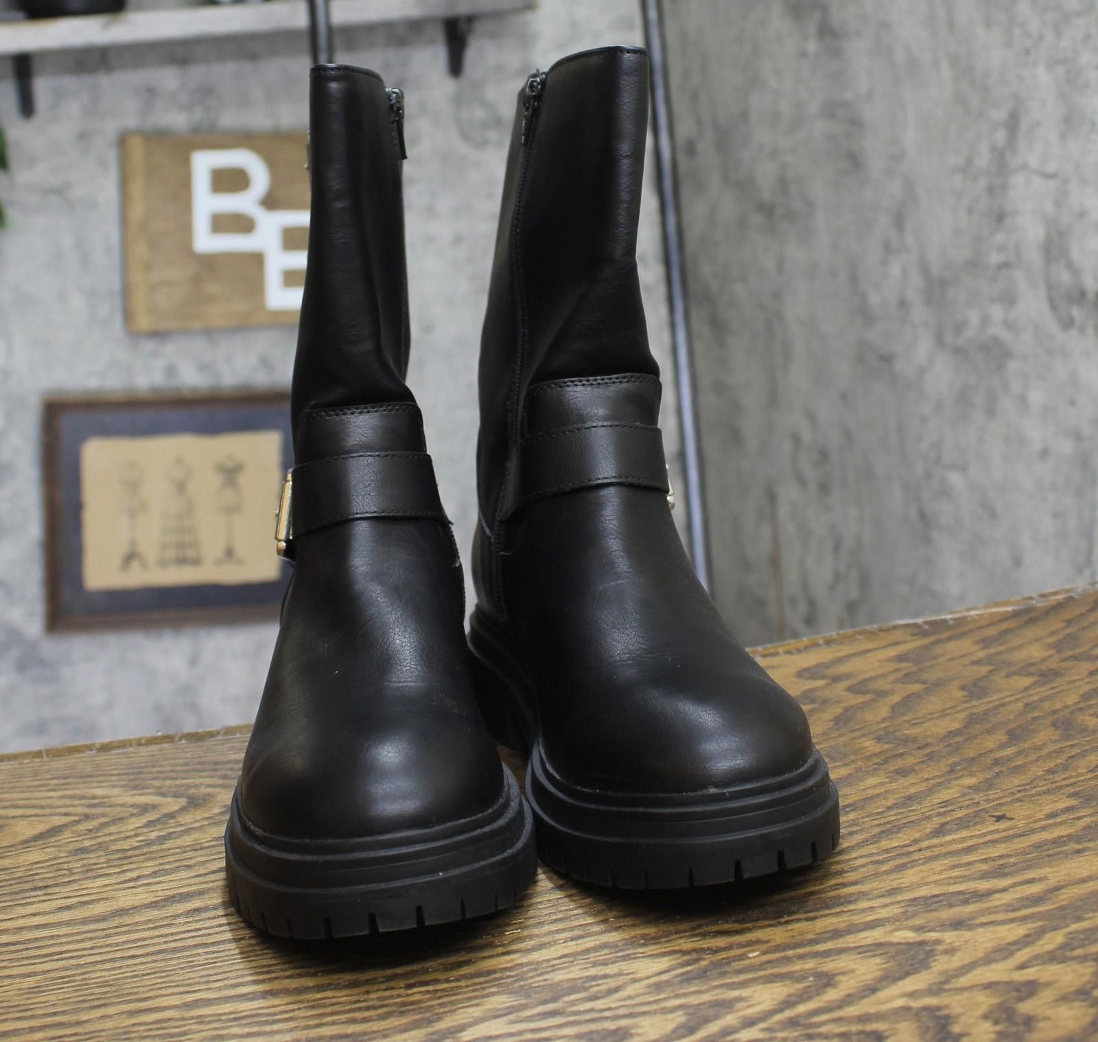 Other New Sun + Stone Engineer Booties 10019660000 Black 9.5m Size US 9.5 / IT 39.5 - 3 Thumbnail