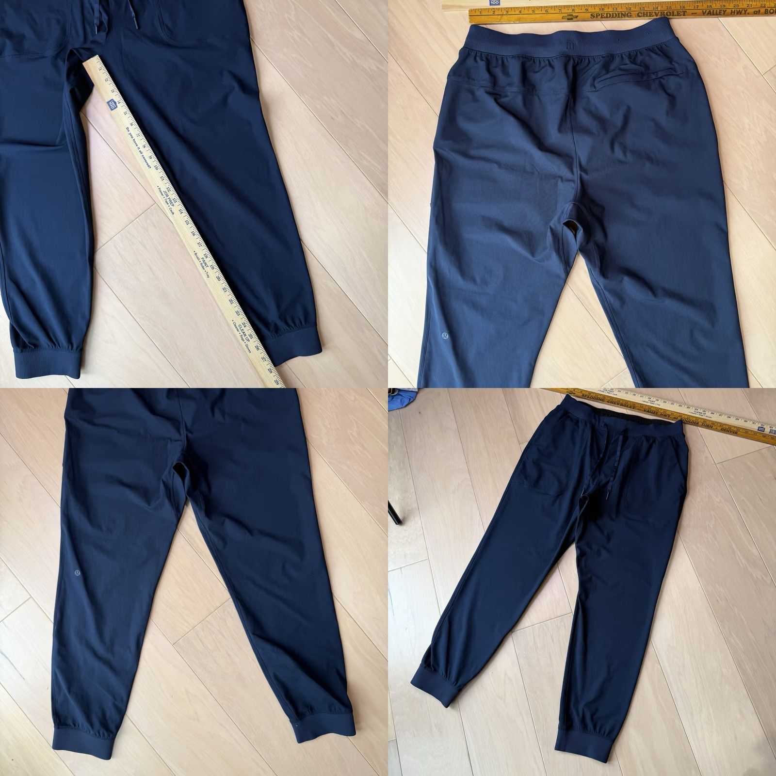 Lululemon Lululemon ABC Jogger Pants Large Navy Blue Knit Polyester Regular 28in Inseam Men Activewear Jogger Tapered Salable Lululemon ABC Model Mens Size US 33 - 8 Thumbnail