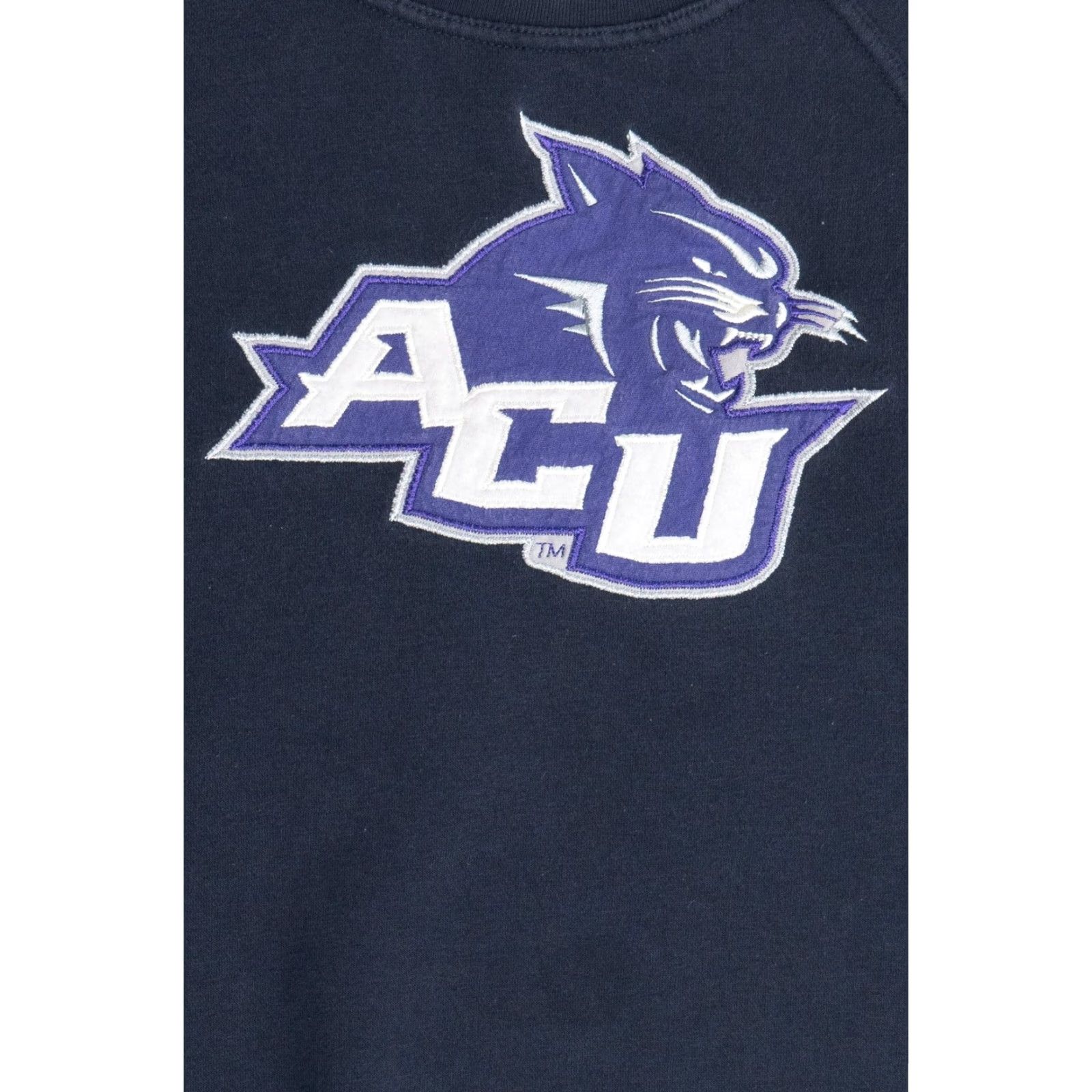 Vintage ACU Abilene Christian University College Sweatshirt Navy Blue Small Long Sleeve 2020s Mens Womens Unisex Sportswear Shirt Sweatshirt Size US S / EU 44-46 / 1 - 3 Thumbnail