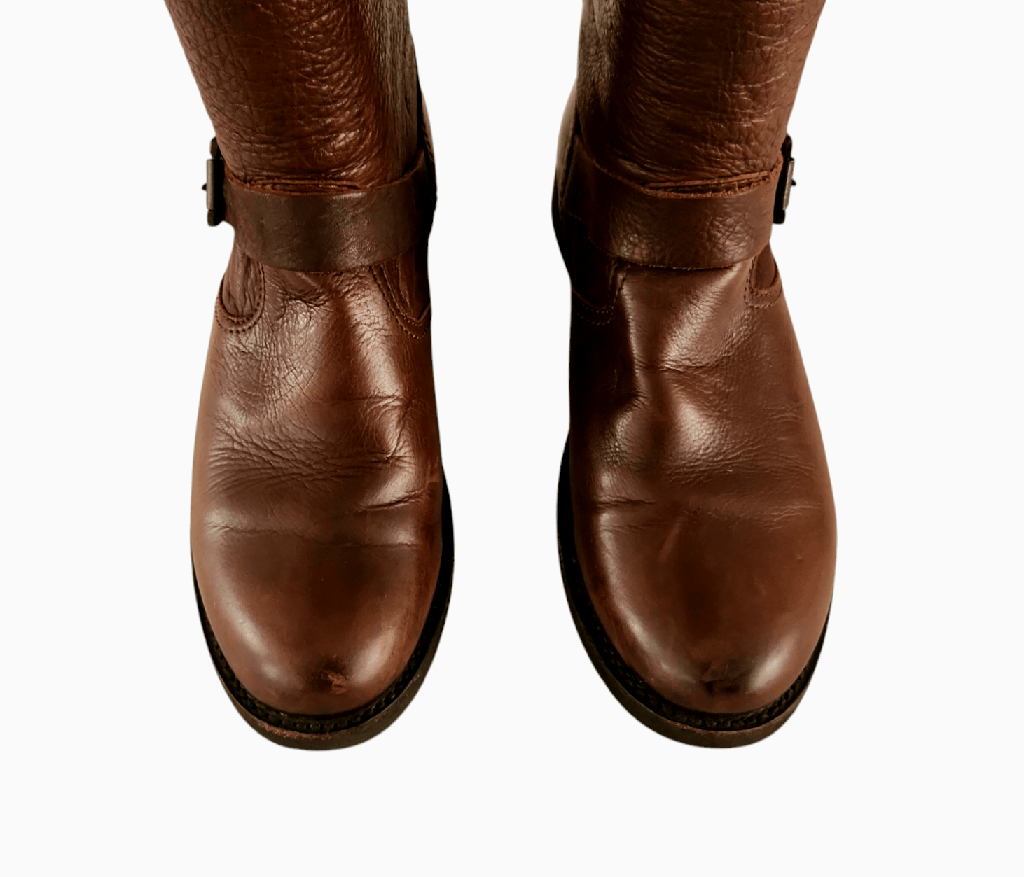 Frye FRYE SLOUCH Tall Brown Leather Motorcycle style Boots SZ 9 Size US 9 / IT 39 - 4 Thumbnail