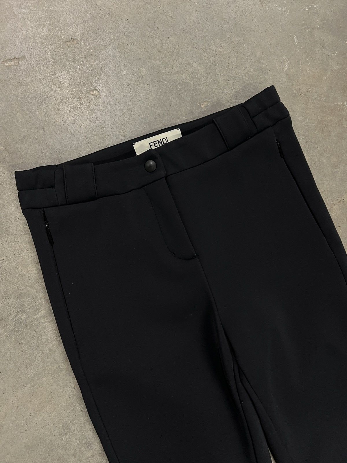 Fendi Women's Fendi Ski Snowboard Pants Softshell Black Size 29" - 4 Thumbnail