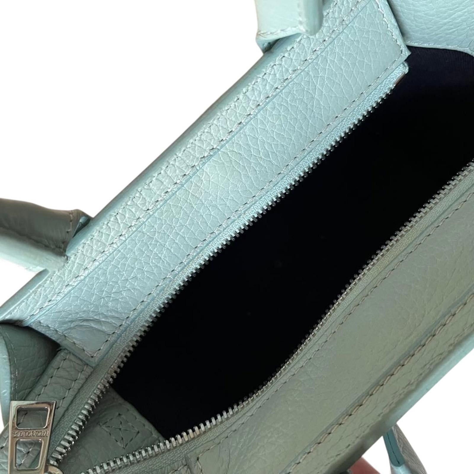Zadig & Voltaire Zadig & Voltaire - Light Blue Leather Mini Handbag with Padl Size ONE SIZE - 7 Thumbnail