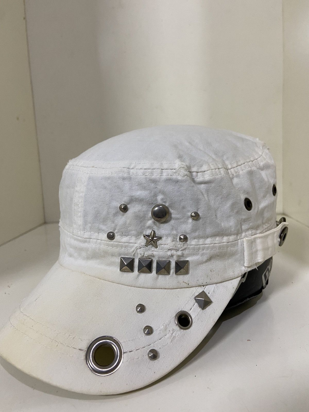 If Six Was Nine × Le Grande Bleu (L.G.B.) Vintage Y2K denim patrol hat L.G.B style Size ONE SIZE - 3 Thumbnail
