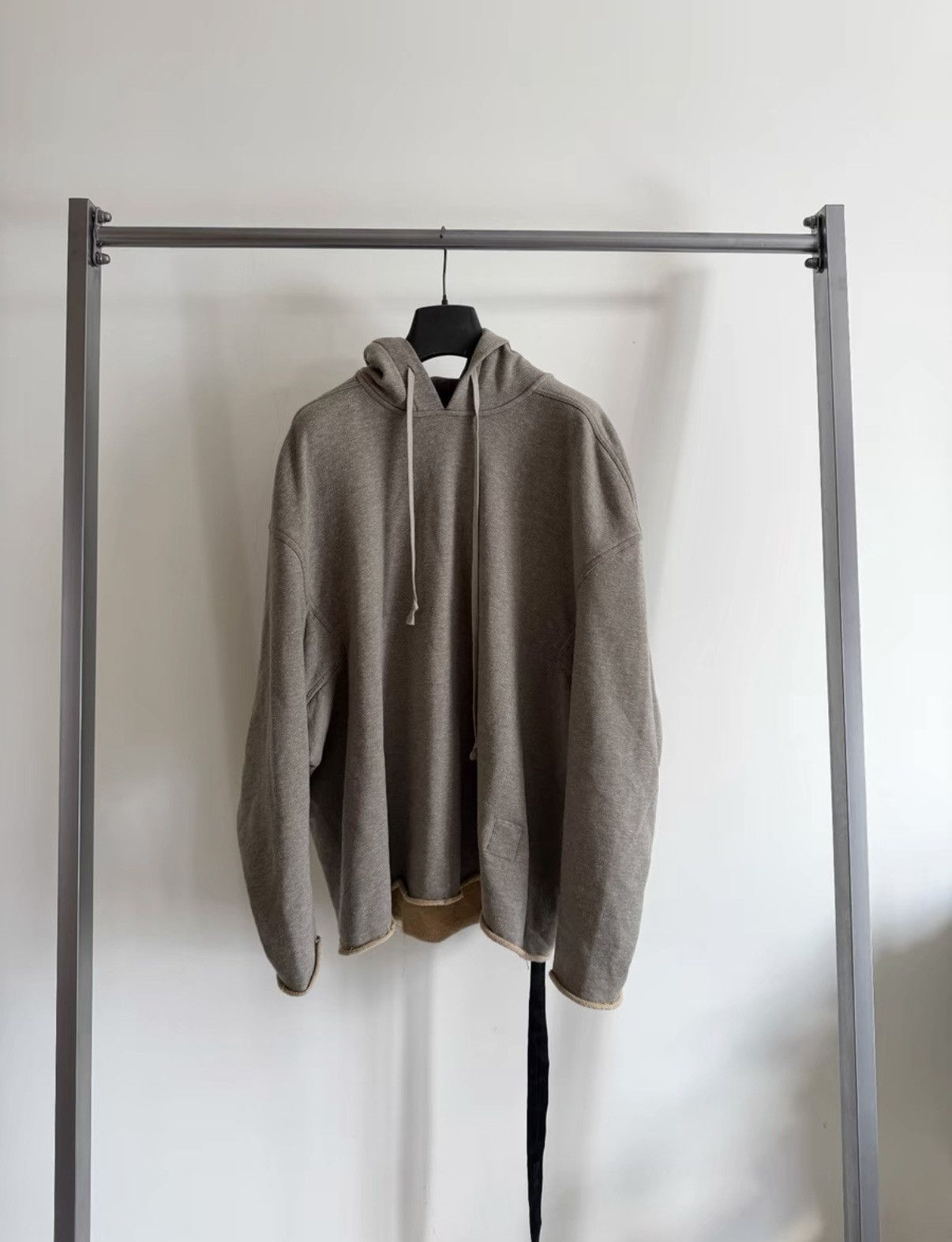 Rick Owens Rick Owens Drkshdw Grey Oversized Solid Hoodie Size US S / EU 44-46 / 1 - 1 Thumbnail
