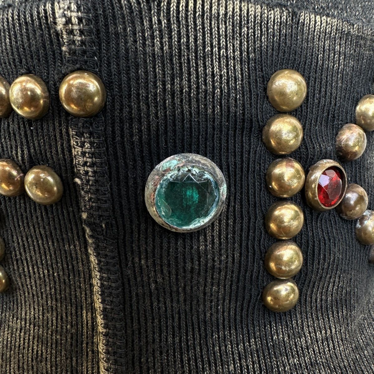 Kapital Conductor Cap Old man Kingdom of K Studded Jewel gemstone Size ONE SIZE - 10 Thumbnail