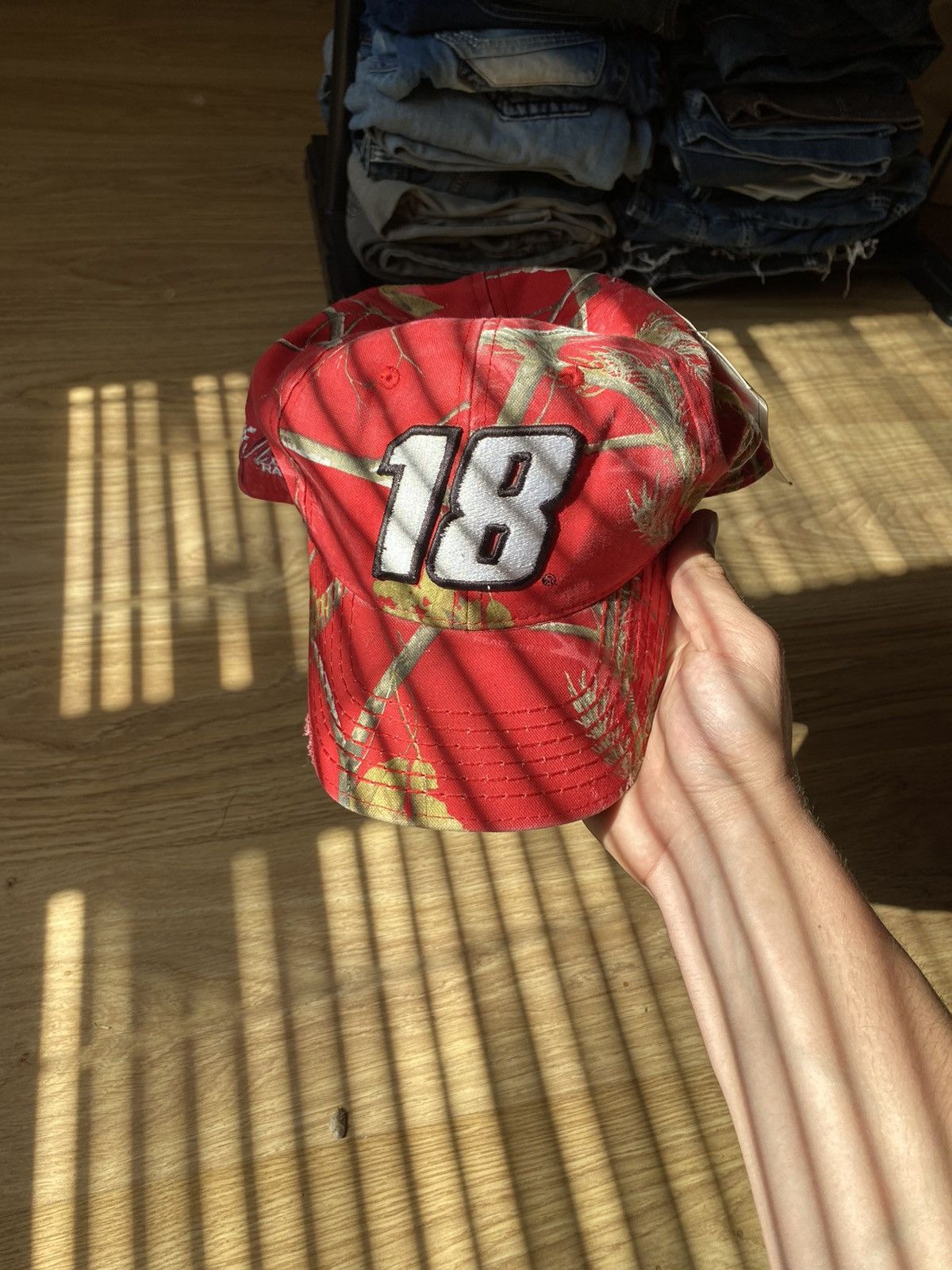 NASCAR Vintage RealTree Red Camo Cap Streetwear Y2k Stussy Style Size ONE SIZE - 2 Thumbnail