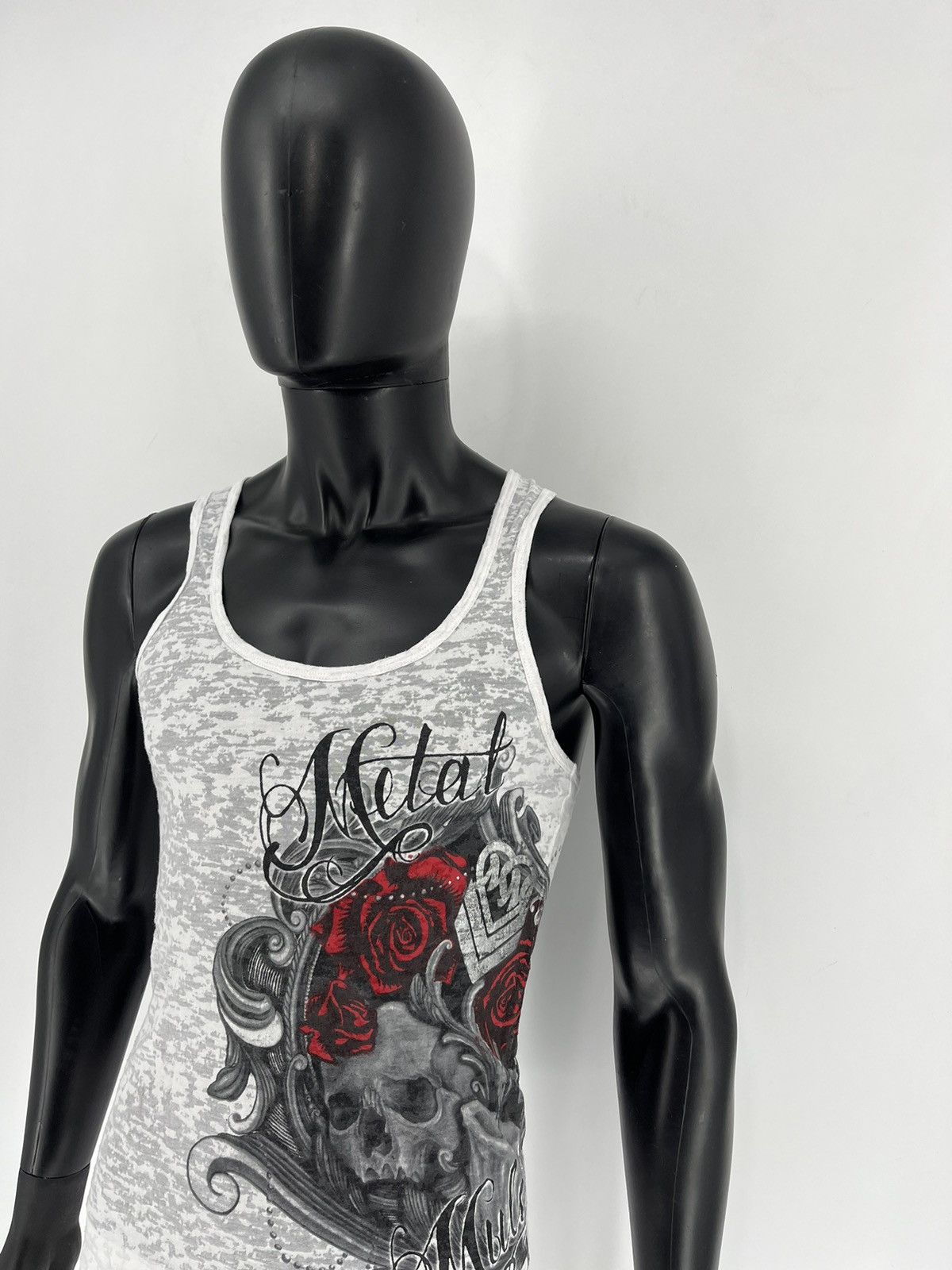 Band Tees × Metal Mulisha Crazy Vintage Y2K Metal Mulisha Graphic Tee Faded Skater Size US S / EU 44-46 / 1 - 5 Thumbnail