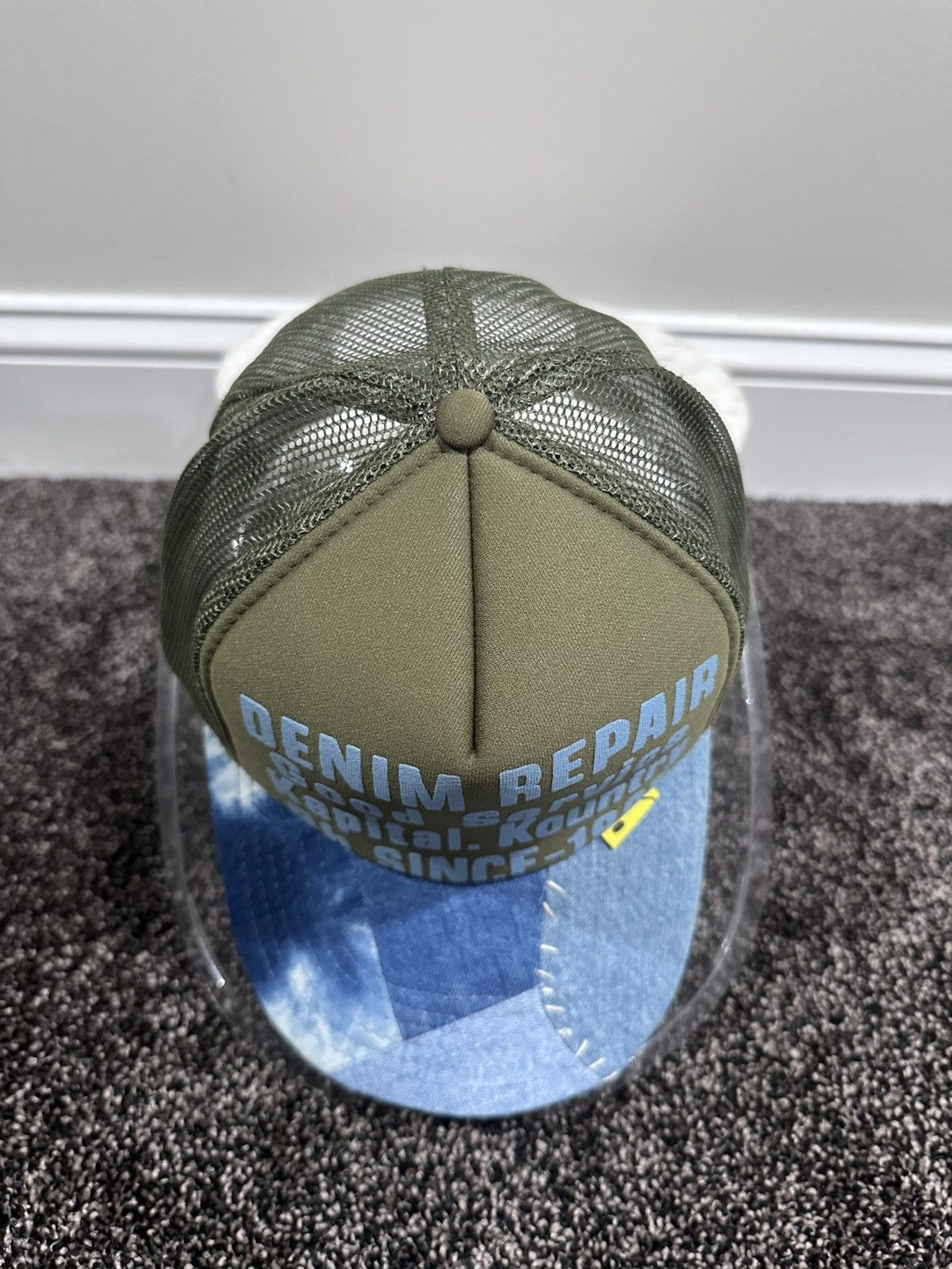 Kapital Kapital Kountry Denim Repair Service Green / Blue Trucker Size ONE SIZE - 5 Thumbnail