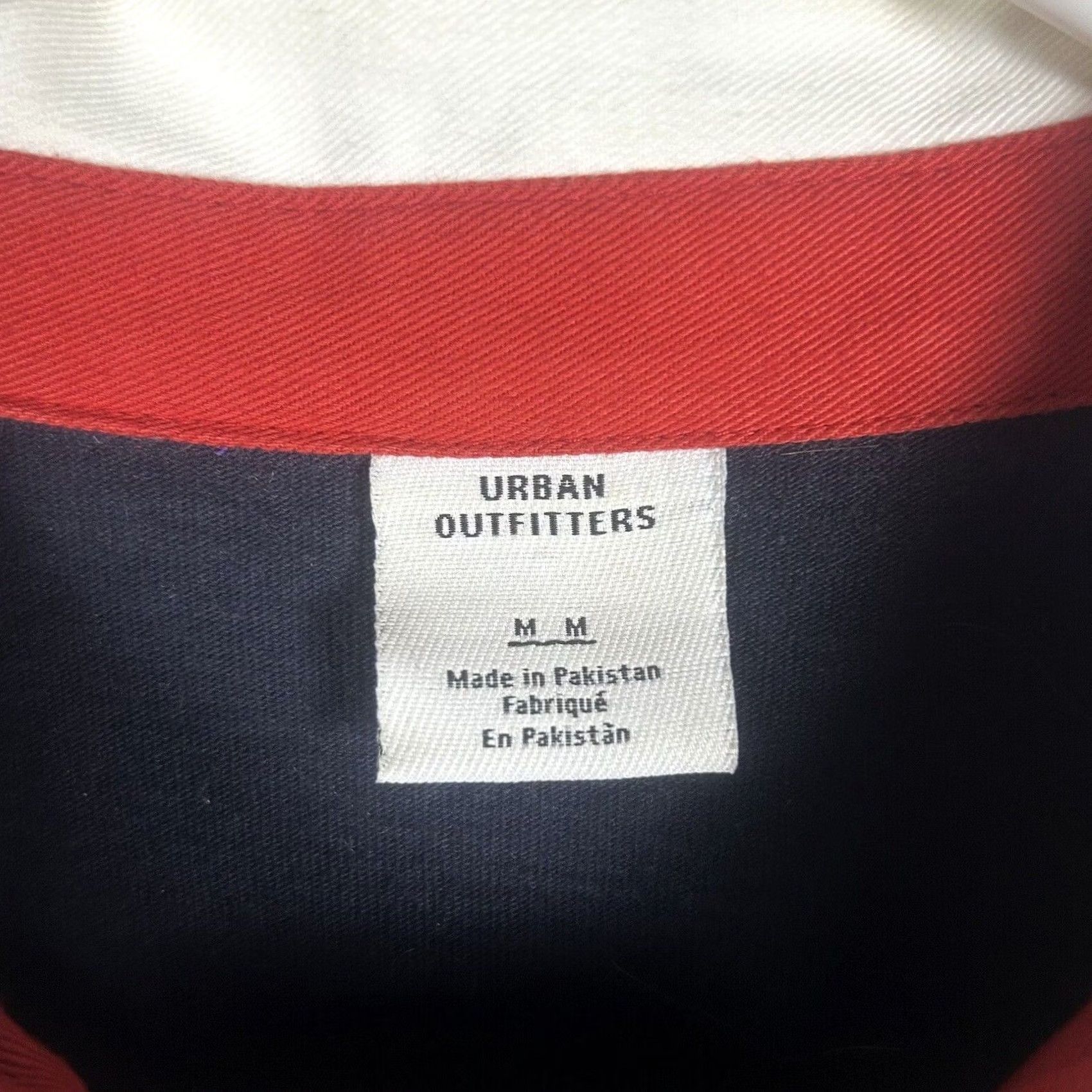 Urban Outfitters Urban Outfitters Shirt Mens M Blue Long Sleeve Rugby Size Striped Red Size US M / EU 48-50 / 2 - 4 Thumbnail