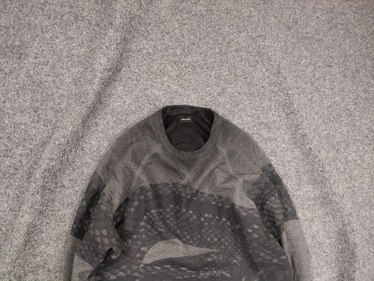 Diesel Diesel Snake Gray Faded Oversized Sweatshirts Vintage Style Size US M / EU 48-50 / 2 - 2 Thumbnail