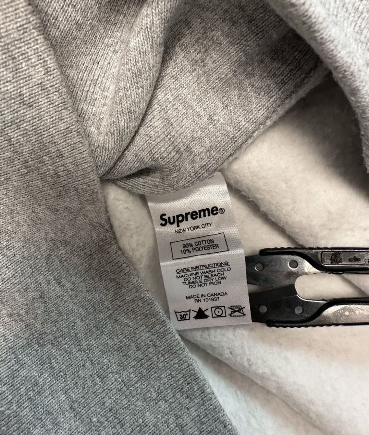 Supreme Supreme fw17 orange on health Grey box logo hooded hoodie Size US S / EU 44-46 / 1 - 5 Thumbnail