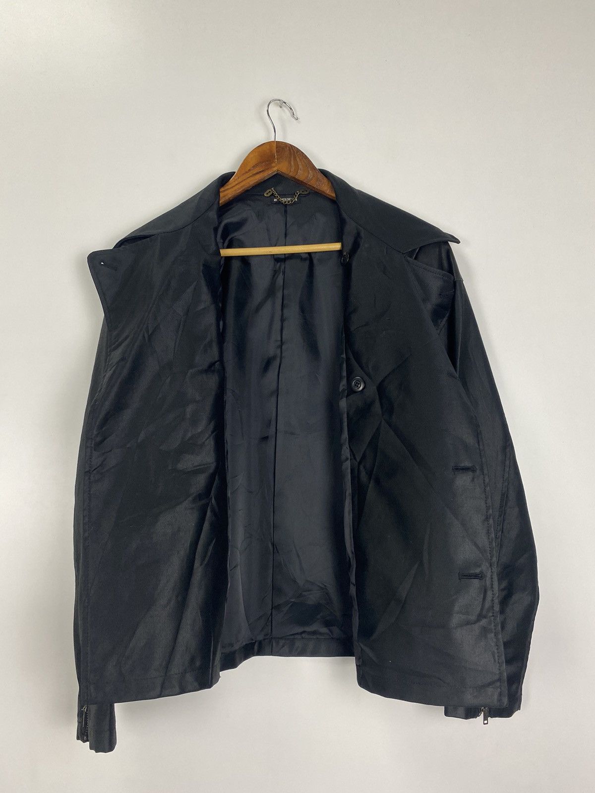 Ann Demeulemeester Ann Demeulemeester shoulder leather Jacket nice design Size US M / EU 48-50 / 2 - 11 Thumbnail