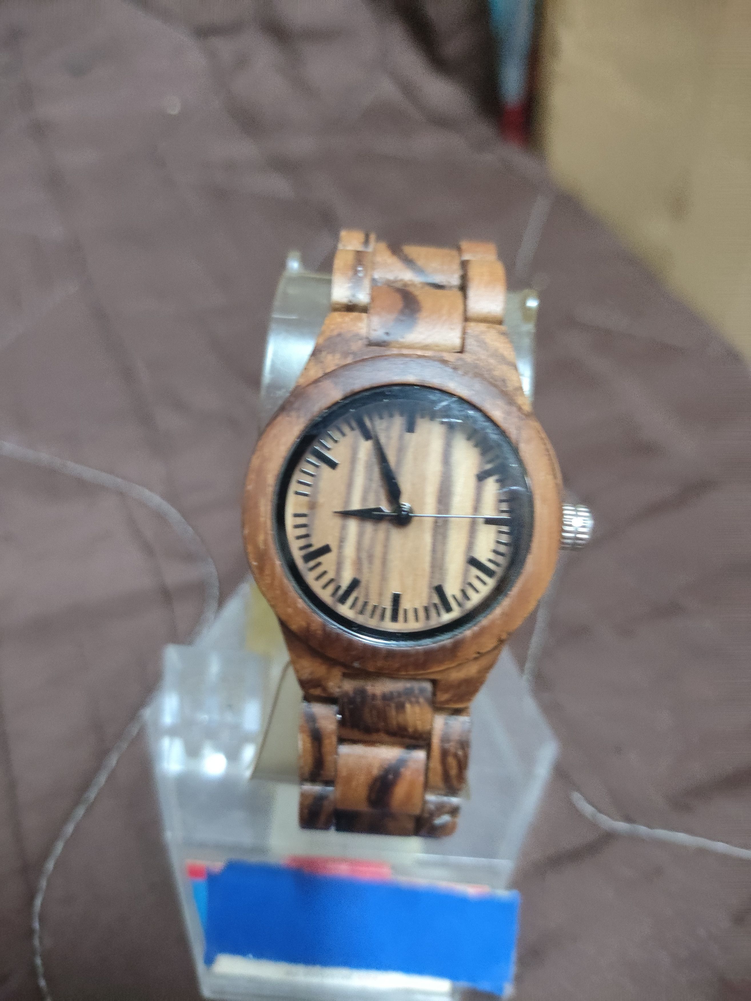 Vintage Retro Vintage FULLY Wood Watch Material (Handmade Design) Size ONE SIZE - 3 Thumbnail