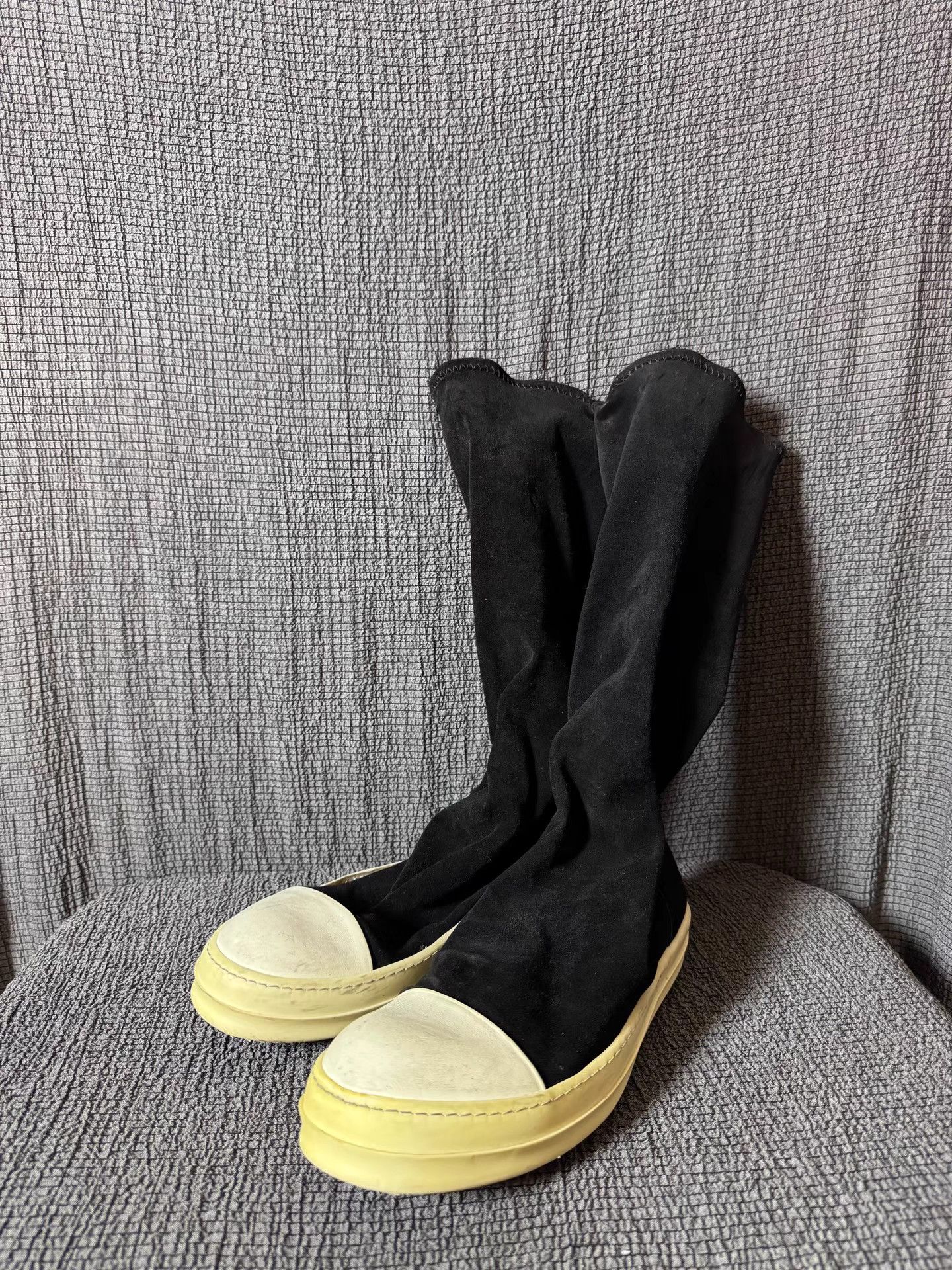 Rick Owens Rick Owens 16SS mainline suede "Adonis" boots Size US 7.5 / EU 40-41 - 4 Thumbnail