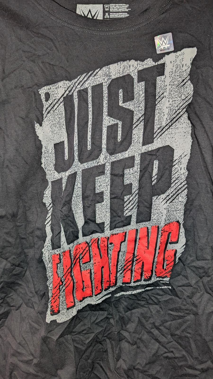 WWE WWE “Just Keep Fighting” KO Kevin Owens T-Shirt XL Official Size XL / US 12-14 / IT 48-50 - 2 Thumbnail