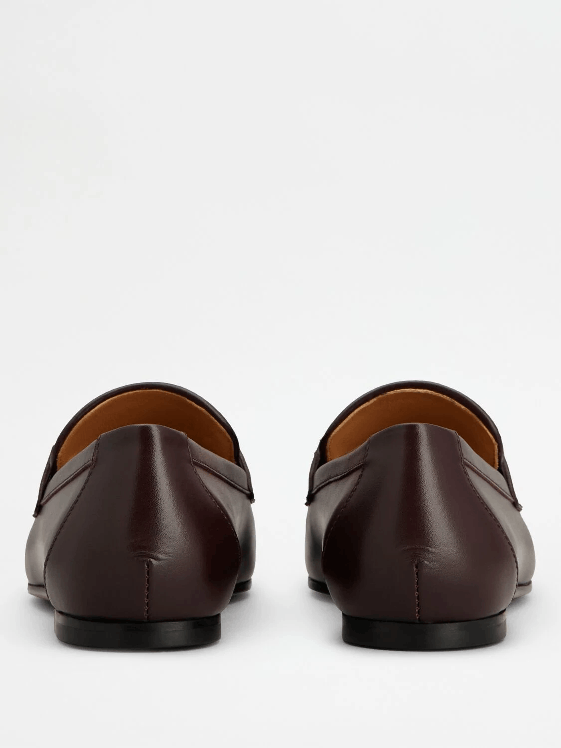 TOD'S Brown Leather Loafers New