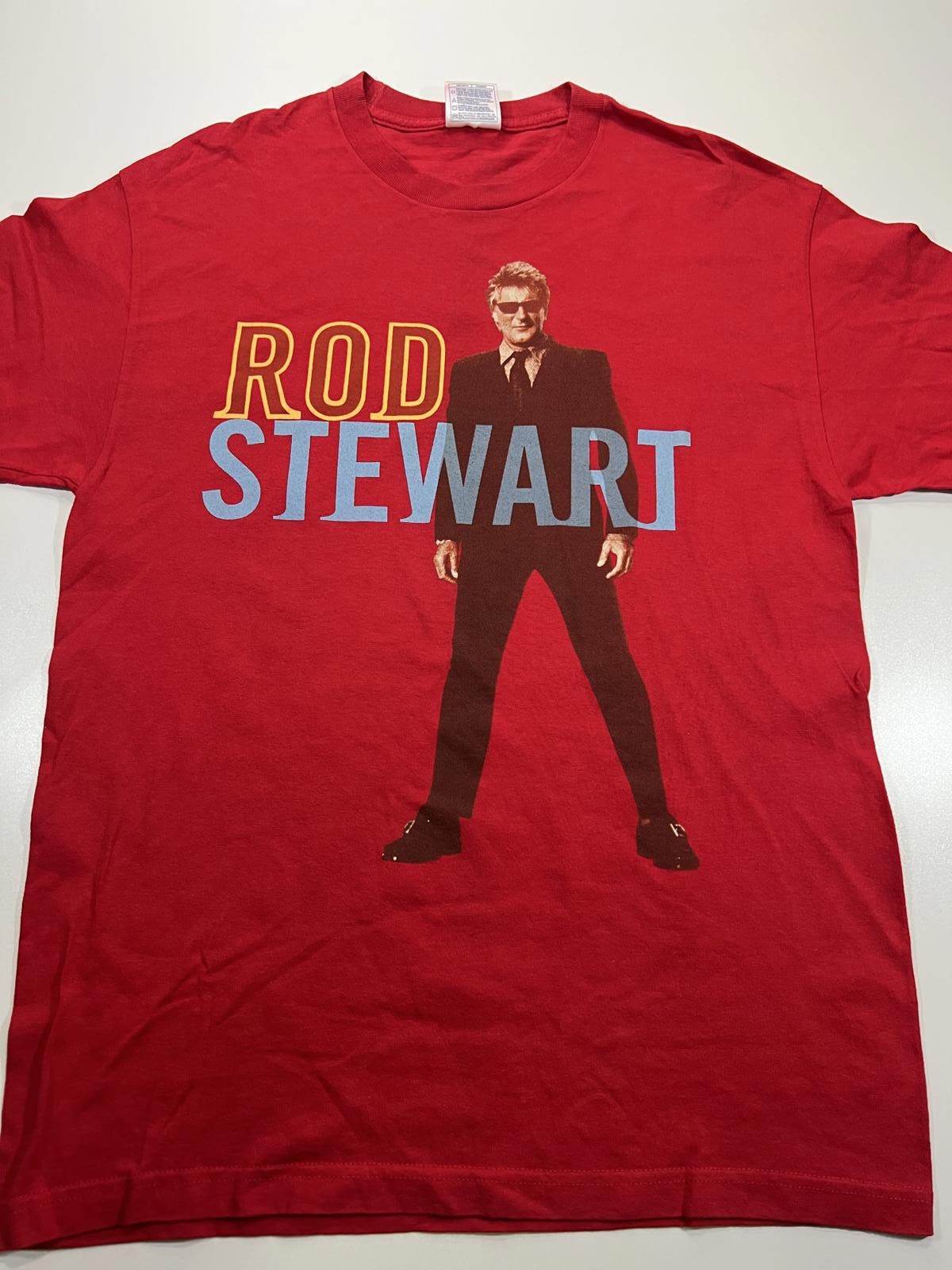 Other 2001 Rod Stewart Red Graphic T-Shirt Large Size ONE SIZE - 1 Thumbnail