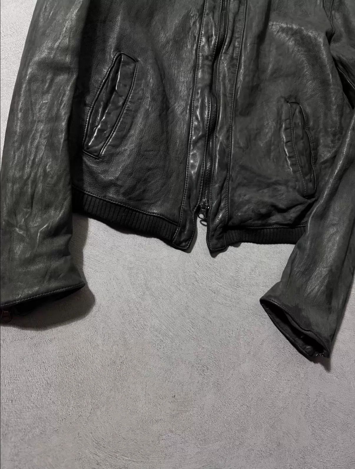 Dolce & Gabbana Dolce&Gabbana Vintage Washed Lambskin Blade Cut Jacket XL Size US M / EU 48-50 / 2 - 5 Thumbnail
