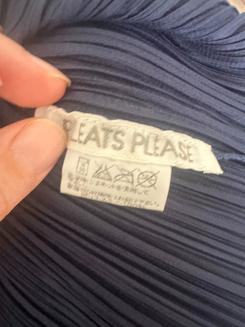 Issey Miyake Issey Miyake size:3 Navy blue vintage hollowed-out short-s Size L / US 10 / IT 46 - 5 Thumbnail