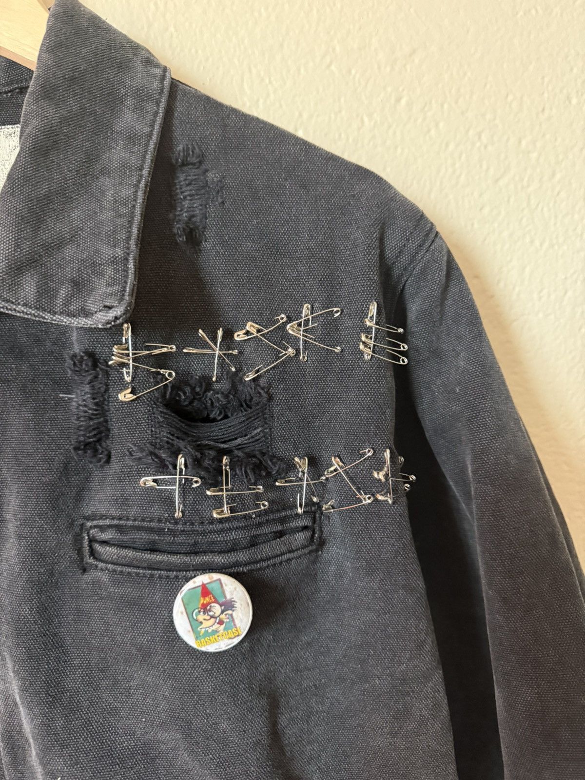 basketcase gallery Basketcase Gallery CHARMS Distressed Work Jacket Size US S / EU 44-46 / 1 - 3 Thumbnail
