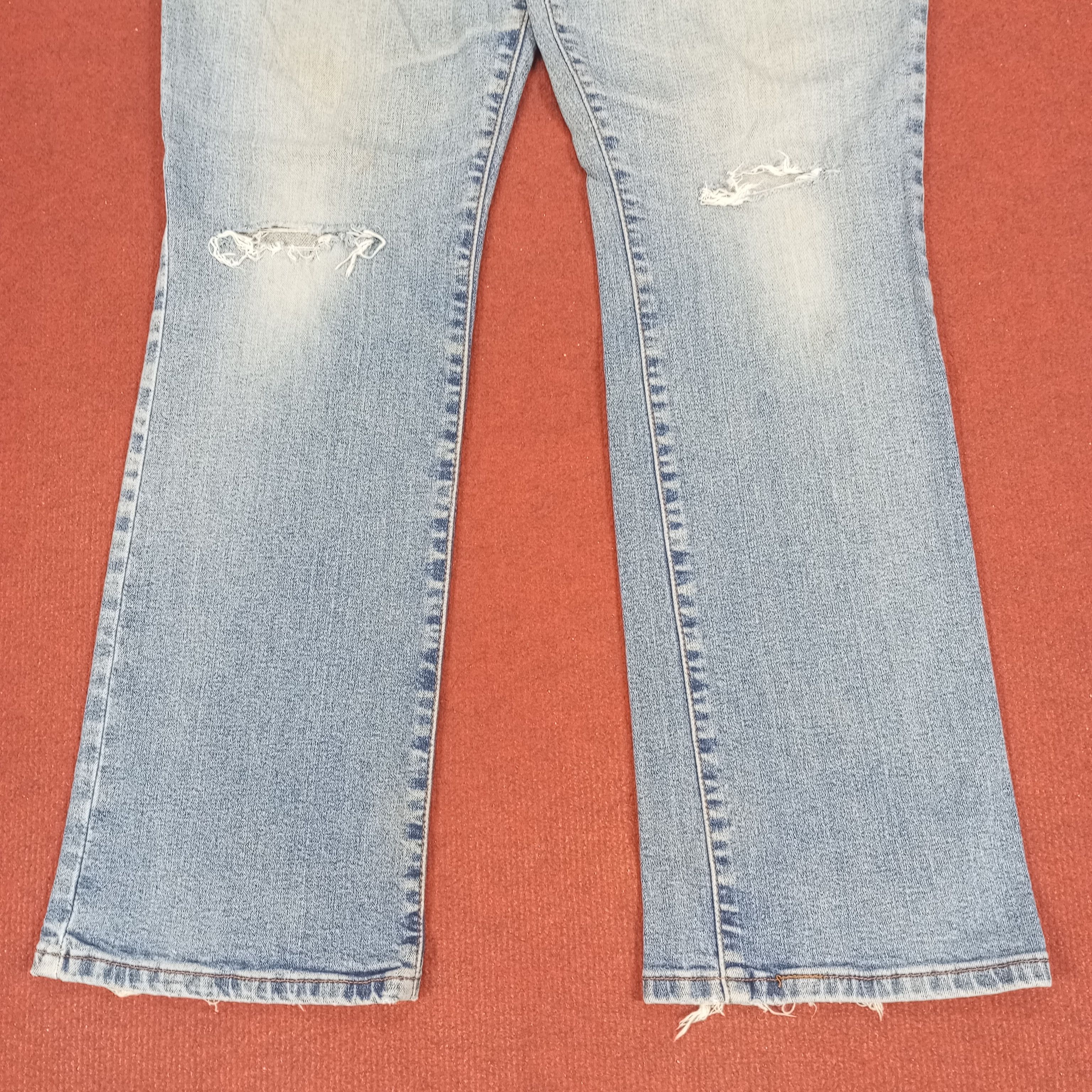 Levi's × Vintage Levis Jeans Relaxed Boot Cut Style Distressed Size 30" / US 8 / IT 44 - 3 Thumbnail