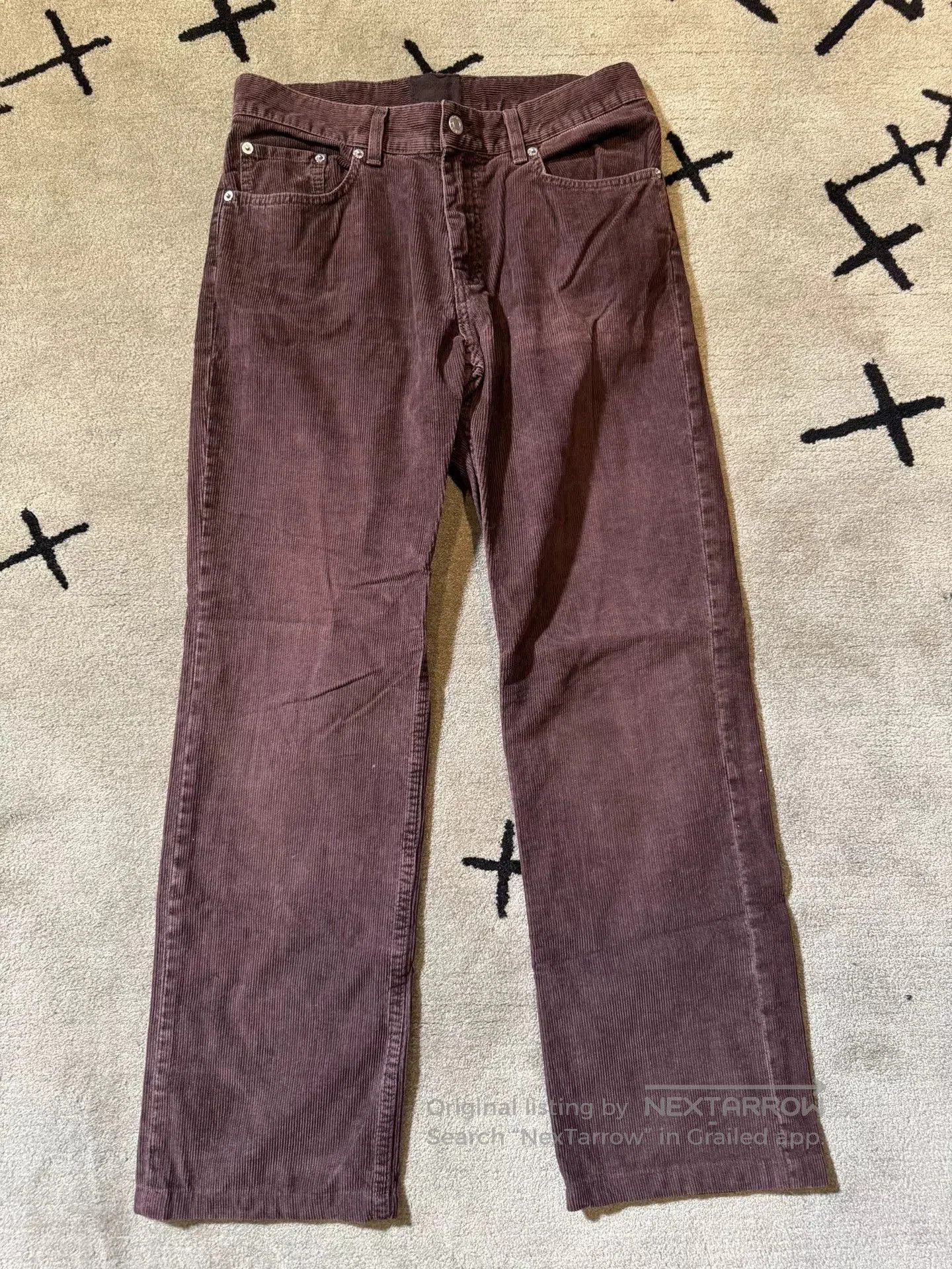 Helmut Lang vintage brown corduroy boot cut pants. Size US 30 / EU 46 - 1 Thumbnail
