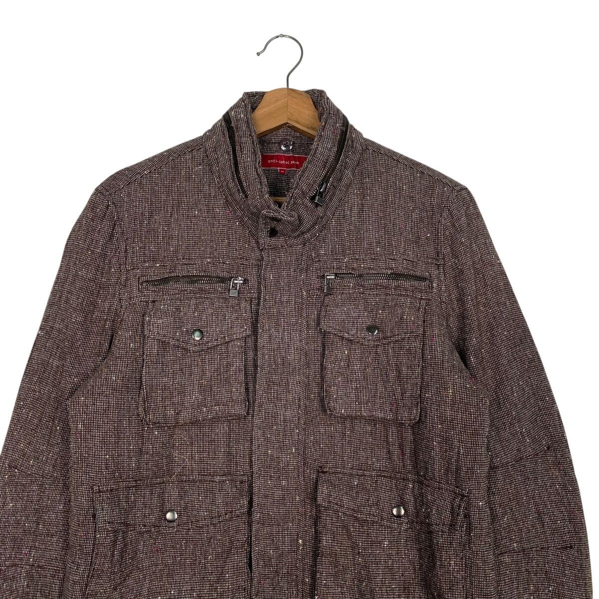 Japanese Brand ANTI-LABEL JEAN Four Pocket Utility Jacket #2938-C133 Size US M / EU 48-50 / 2 - 2 Thumbnail