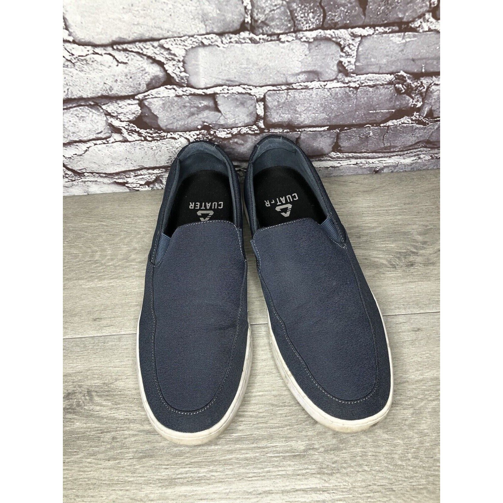 Other Cuater Tracer Navy Blue Canvas Fabric Slip On Casual Shoes M Size US 13 / EU 46 - 8 Thumbnail