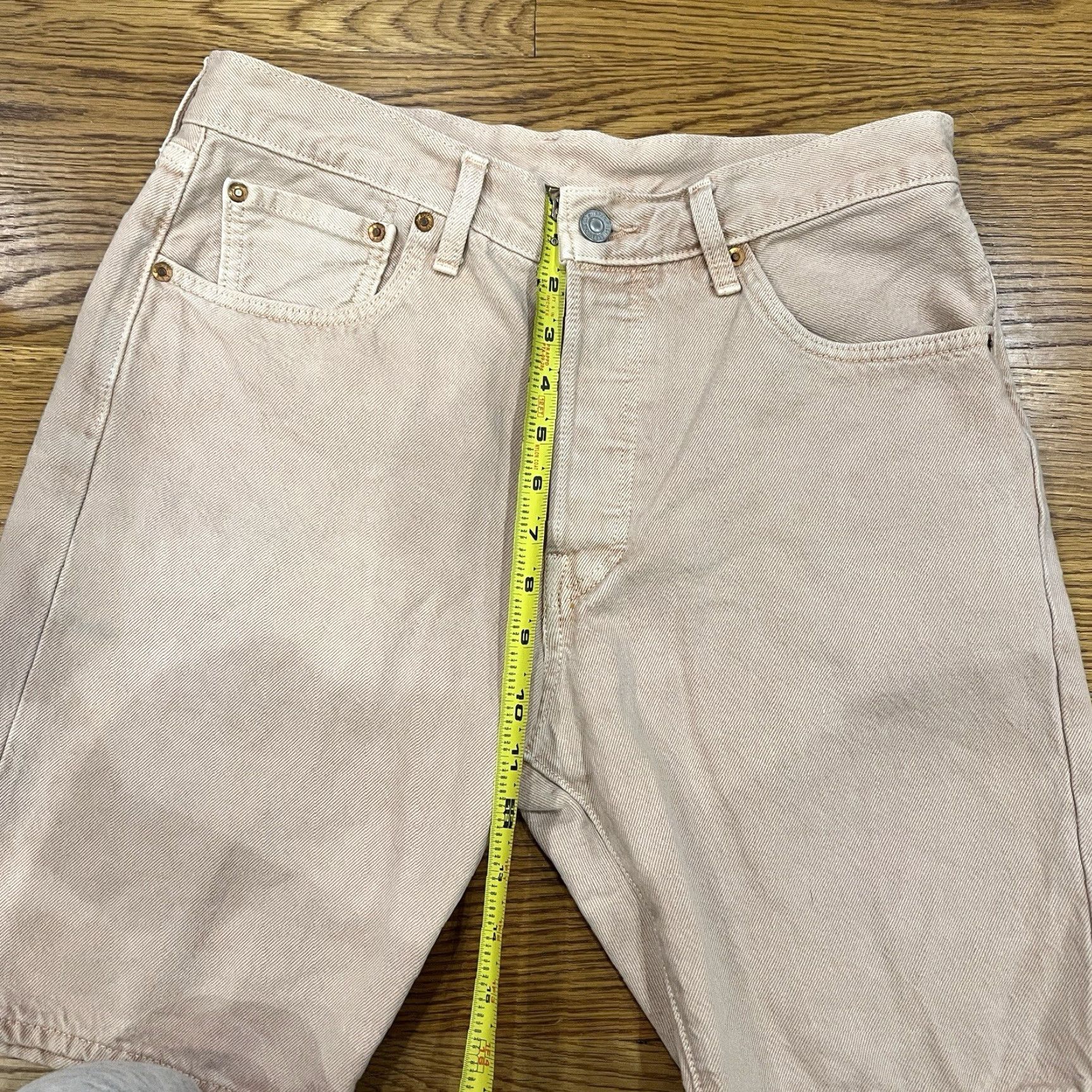 Levi's VINTAGE Levi's Shorts Men 32 Pink 501 Distressed 5-Pocket Casual Summer Size US 32 / EU 48 - 4 Thumbnail