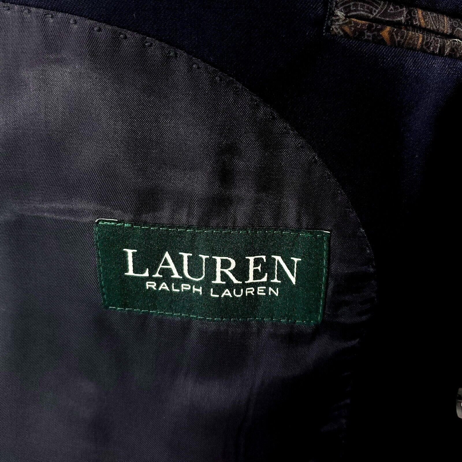 Lauren Ralph Lauren Lauren Ralph Lauren Wool Natural Stretch 2 Button Blazer 40R Size 40R - 7 Thumbnail
