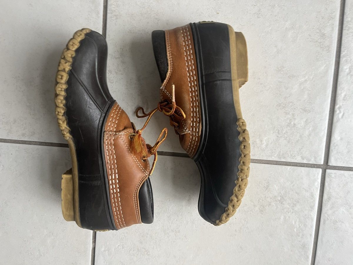 L.L. Bean 90s LL Bean Women’s Leather Gumshoes Low Ankle Duck Boots Size S / US 4 / IT 40 - 8 Thumbnail