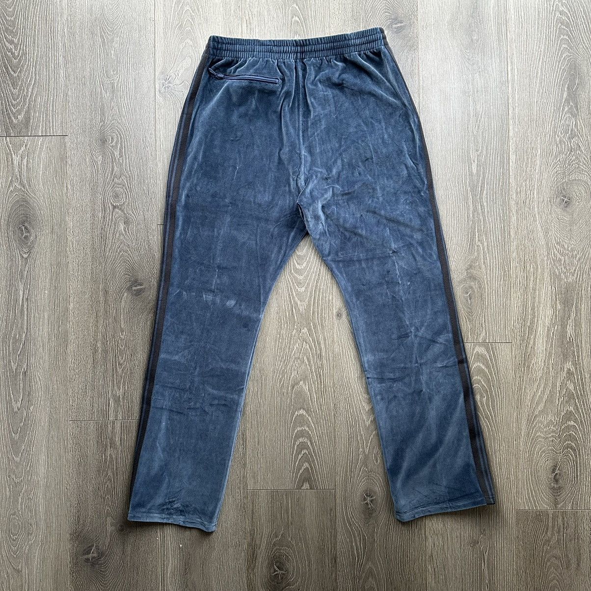 Needles velour straight leg track pants