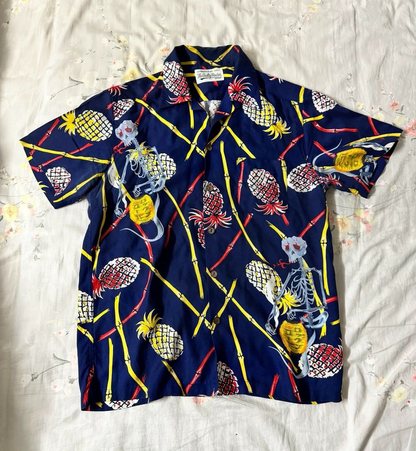 Wacko Maria WACKO MARIA x WOLFS HEAD 17SS Hawaiian Shirt Navy Blue L Size US L / EU 52-54 / 3 - 1 Thumbnail