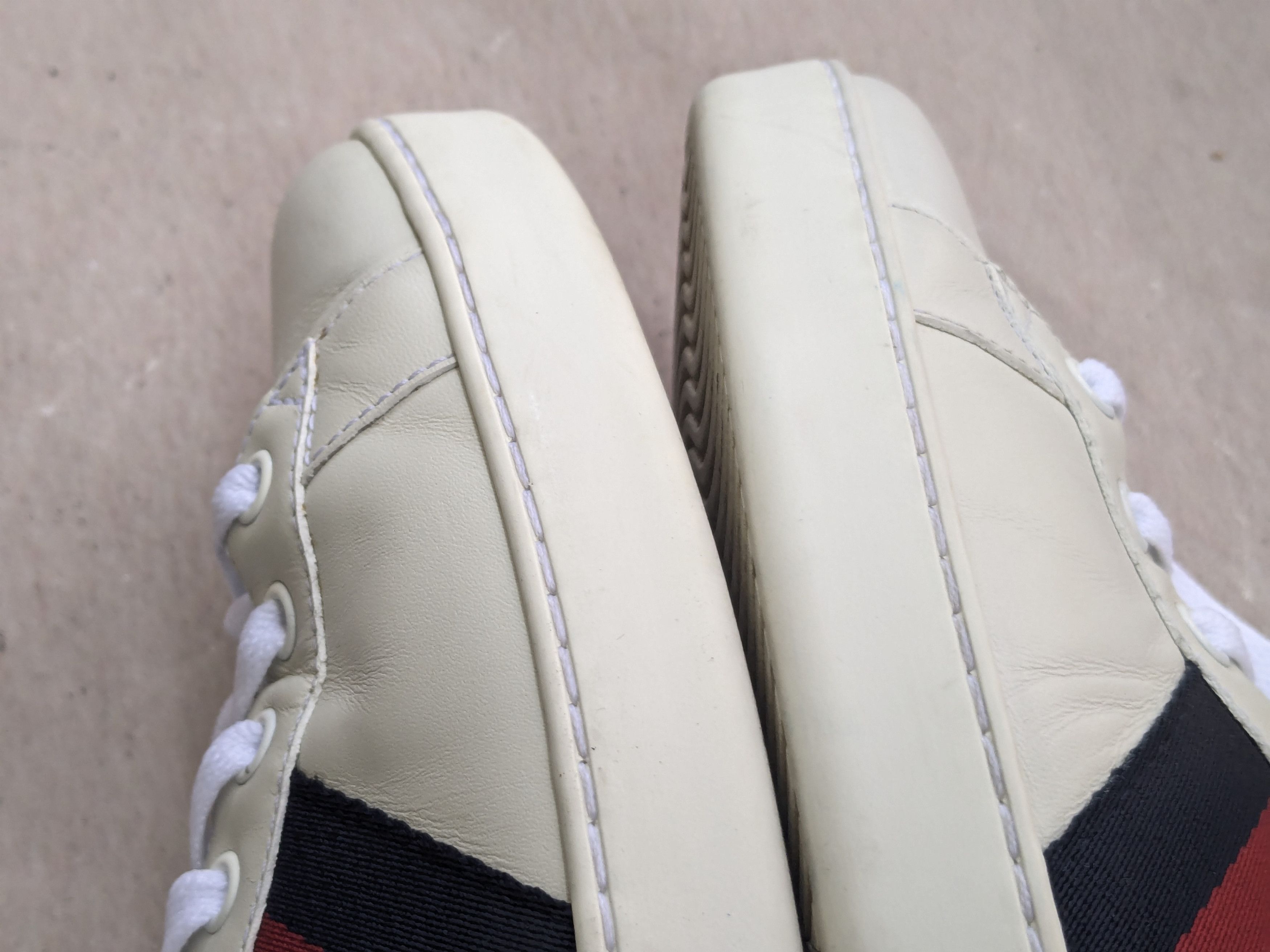 Gucci Gucci Ace Sneakers White 9.5 White Low Tops 386750 Size US 9.5 / EU 42-43 - 7 Thumbnail