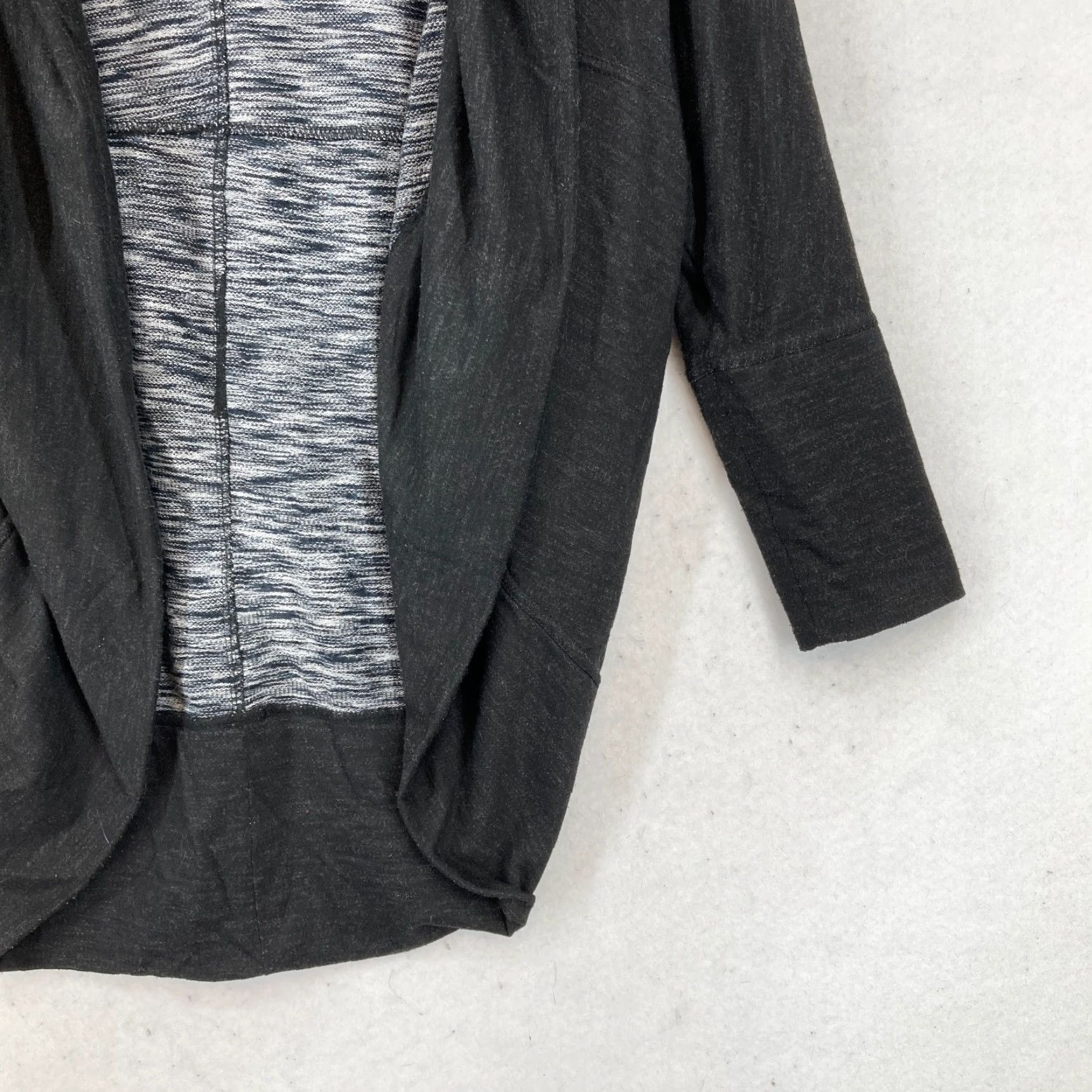 Vintage VINTAGE Max Studio Weekend Open Front cardigan Sweater Women's XL Dark Gray Stretch NWT Size XL / US 12-14 / IT 48-50 - 3 Thumbnail