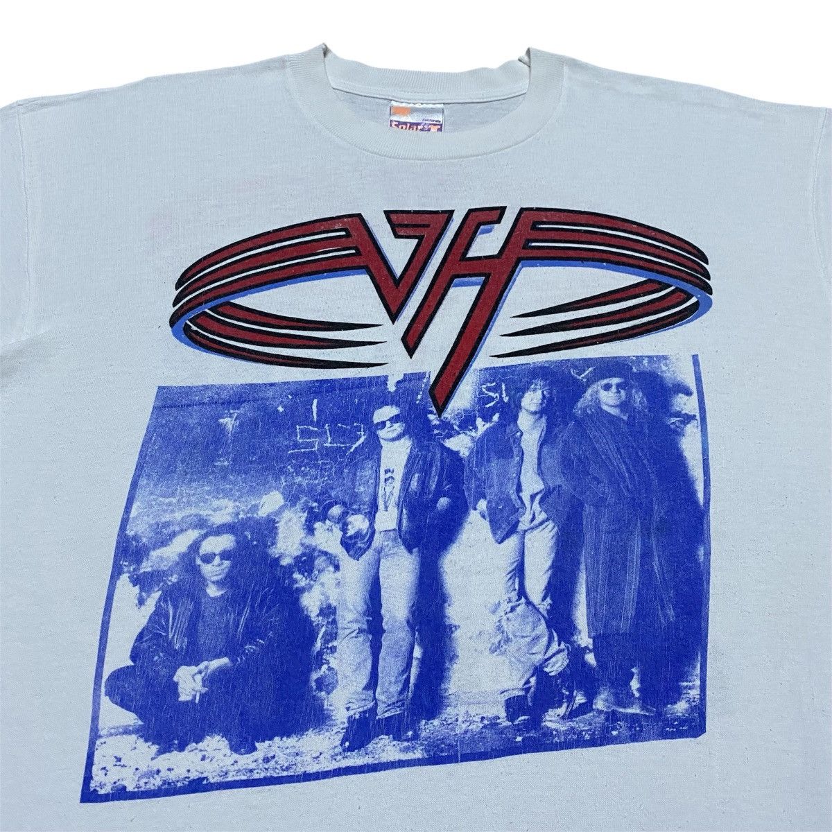 Band Tees × Vintage Rare‼️🔥Vintage Van Halen Line Up World Tour '93 T-Shirt Size US L / EU 52-54 / 3 - 3 Thumbnail