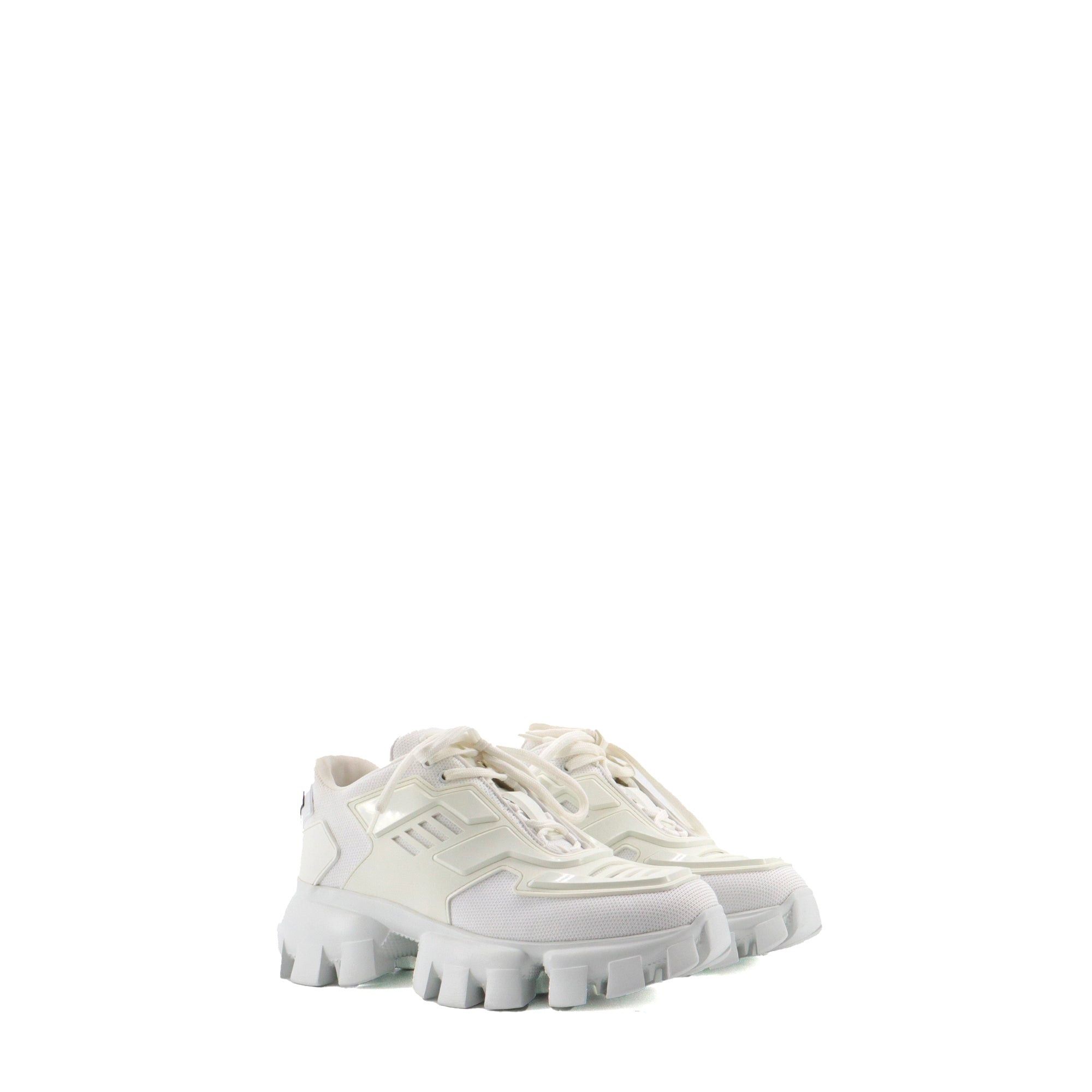 PRADA Prada Cloudbust Thunder sneakers in white canvas (T37)