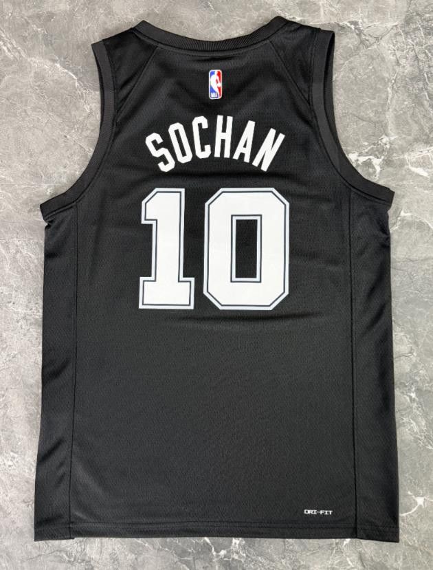 Other San Antonio Spurs #10 Jeremy Sochan Jersey 2026 Size US M / EU 48-50 / 2 - 2 Thumbnail