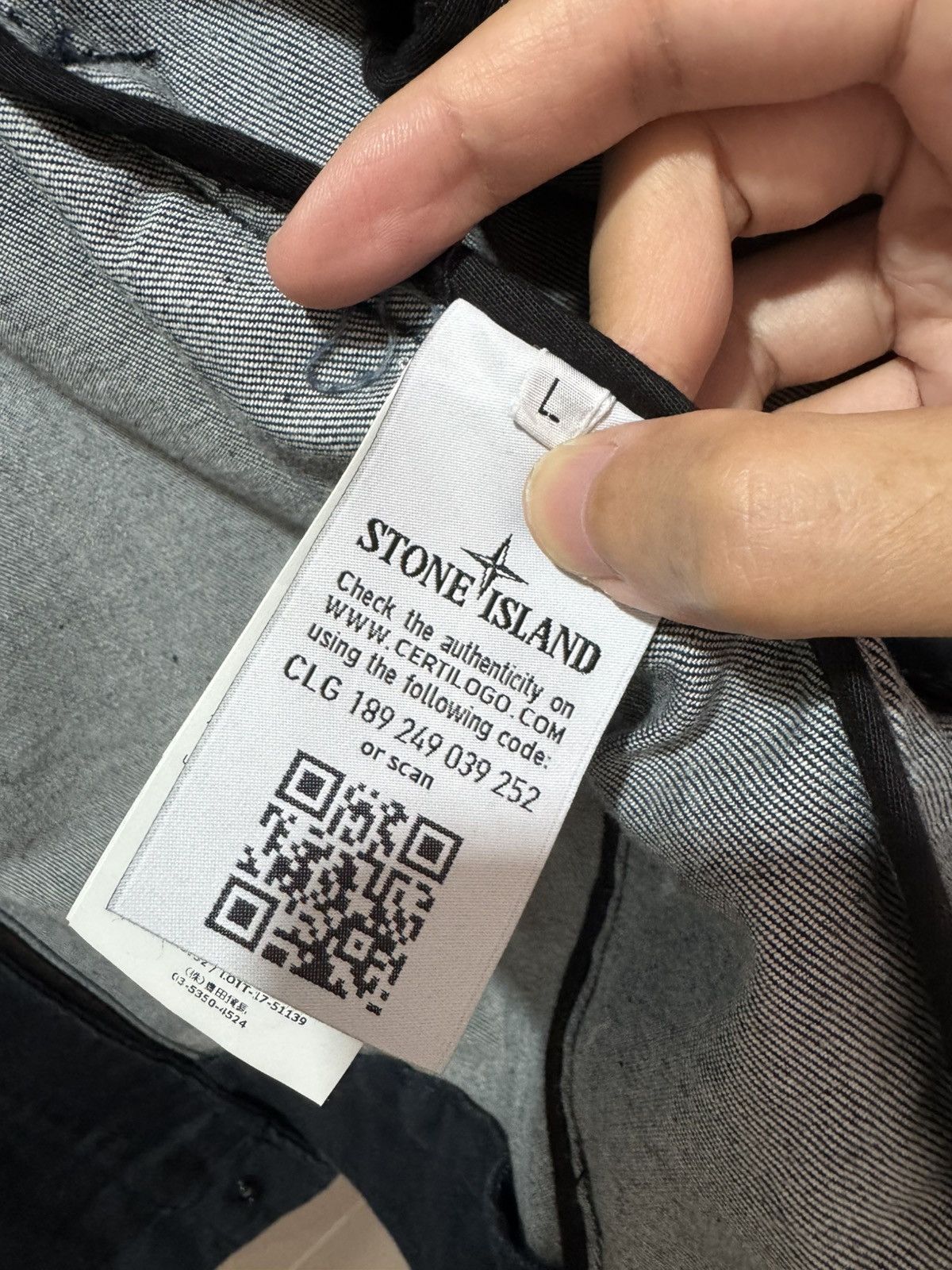 Stone Island Stone Island Denim jacket SS18 Size L Size US L / EU 52-54 / 3 - 9 Thumbnail